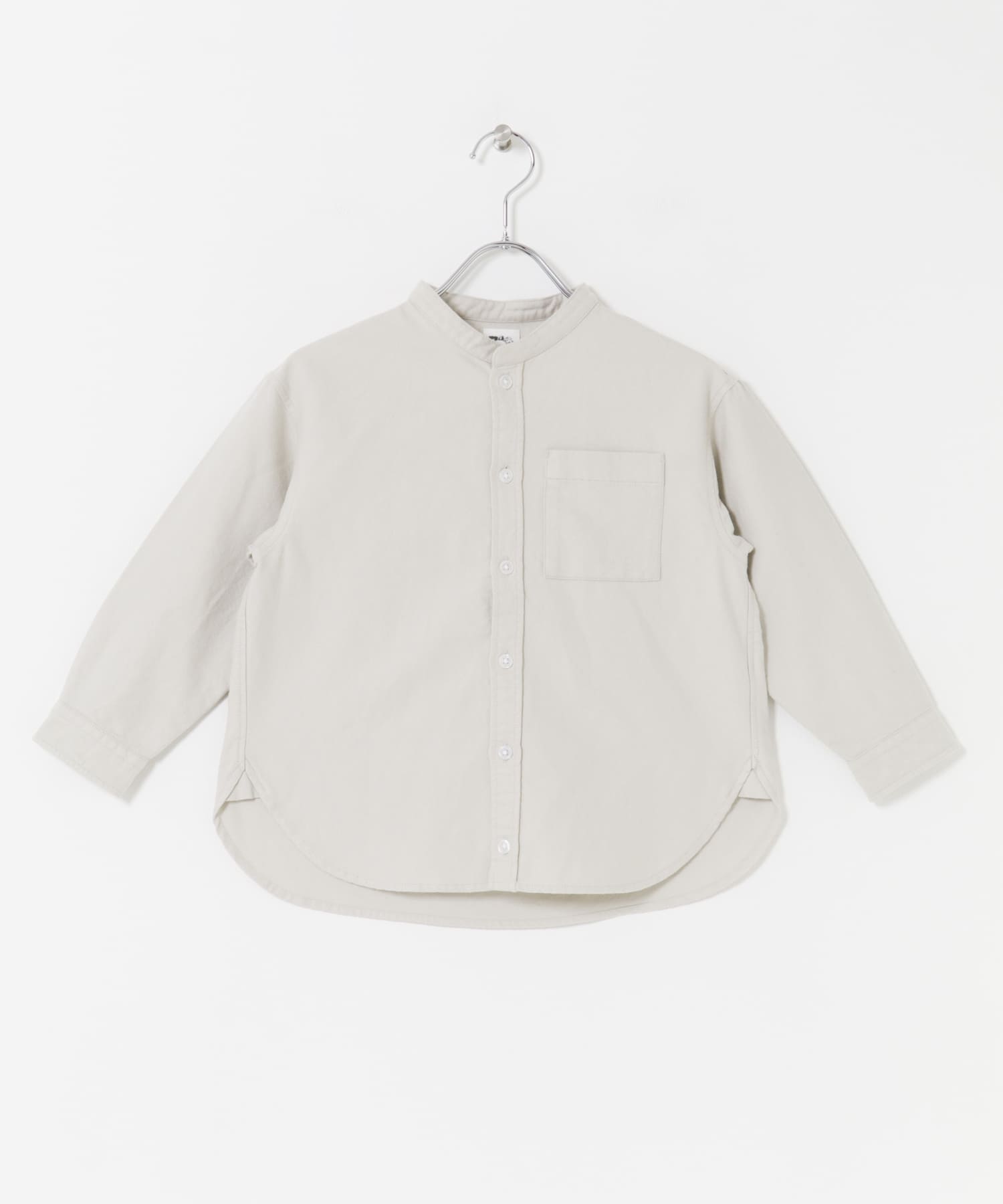 『親子リンク』起毛ネルバンドカラーシャツ(KIDS) OFF 120