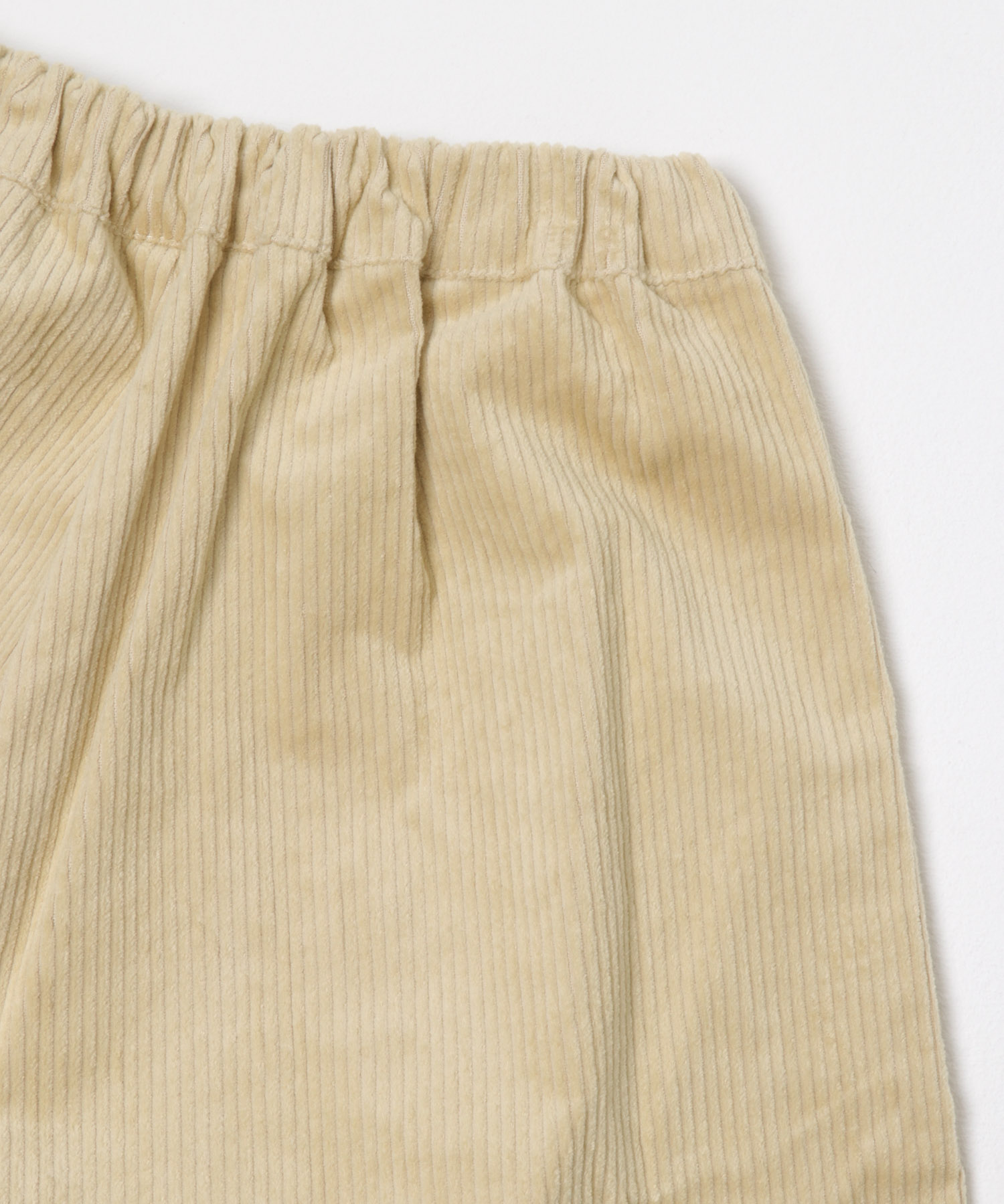 コーデュロイWタックキュロット(KIDS) L.BEIGE 105