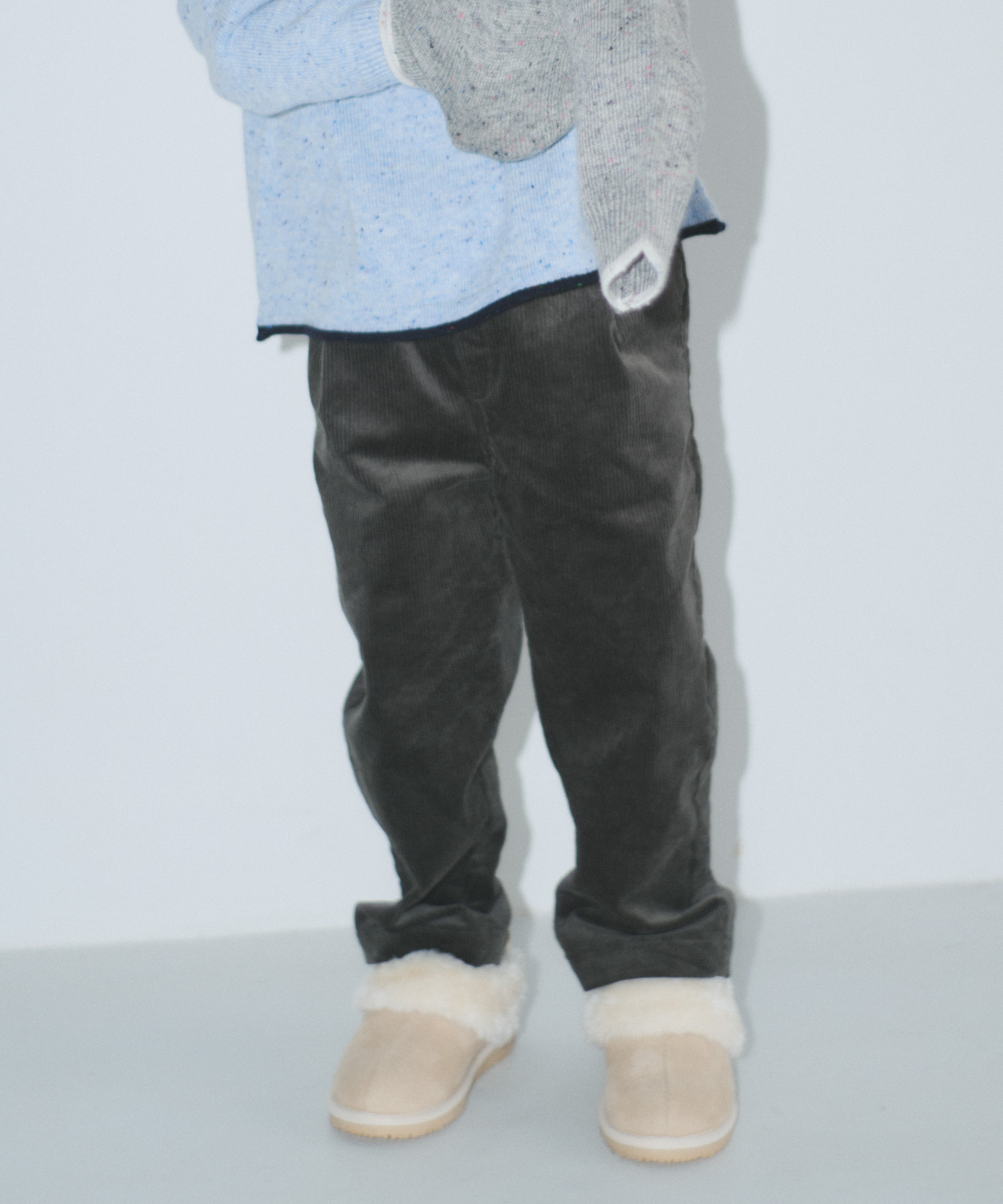 コーデュロイタックパンツ(KIDS) CHARCOAL 105