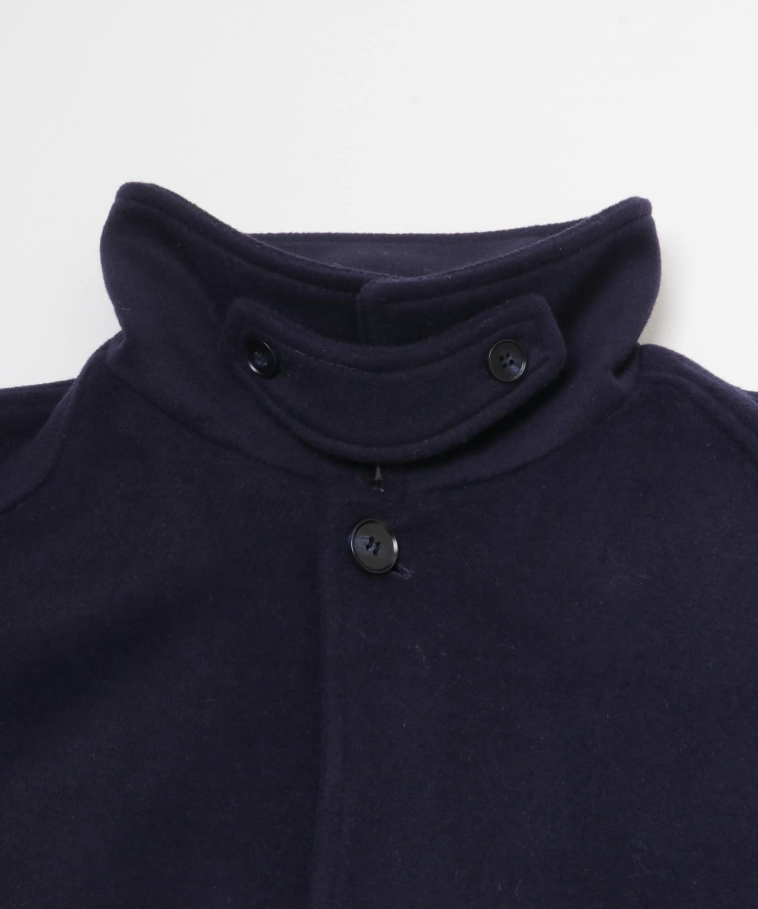 『WEB/一部店舗限定』ステンカラーウール混コート(KIDS) NAVY 150
