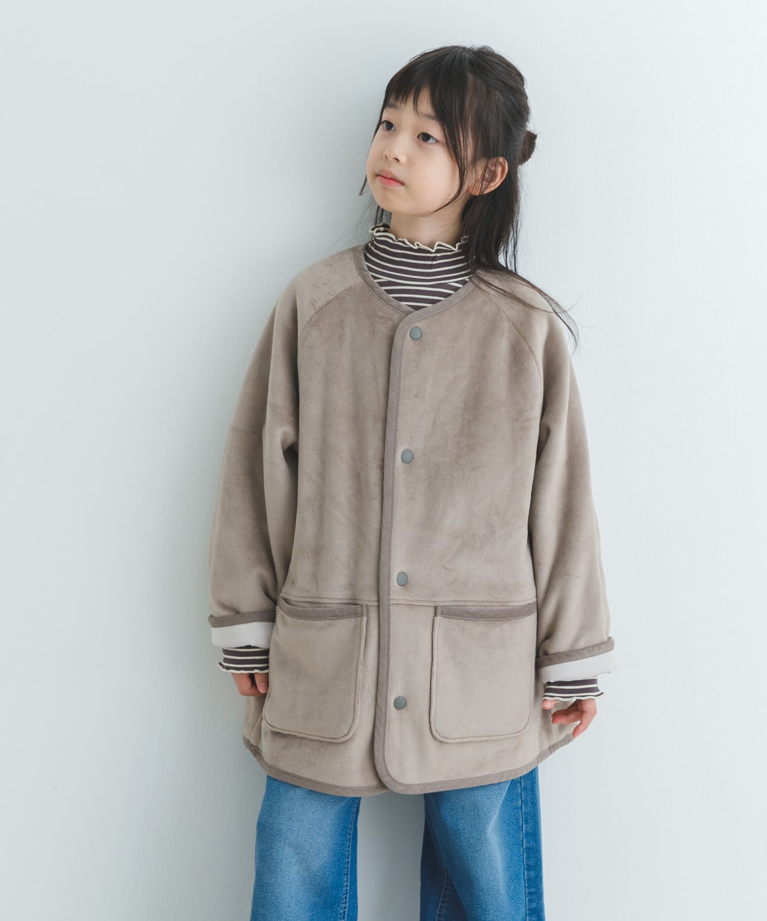 リバーシブルフリースコート(KIDS)