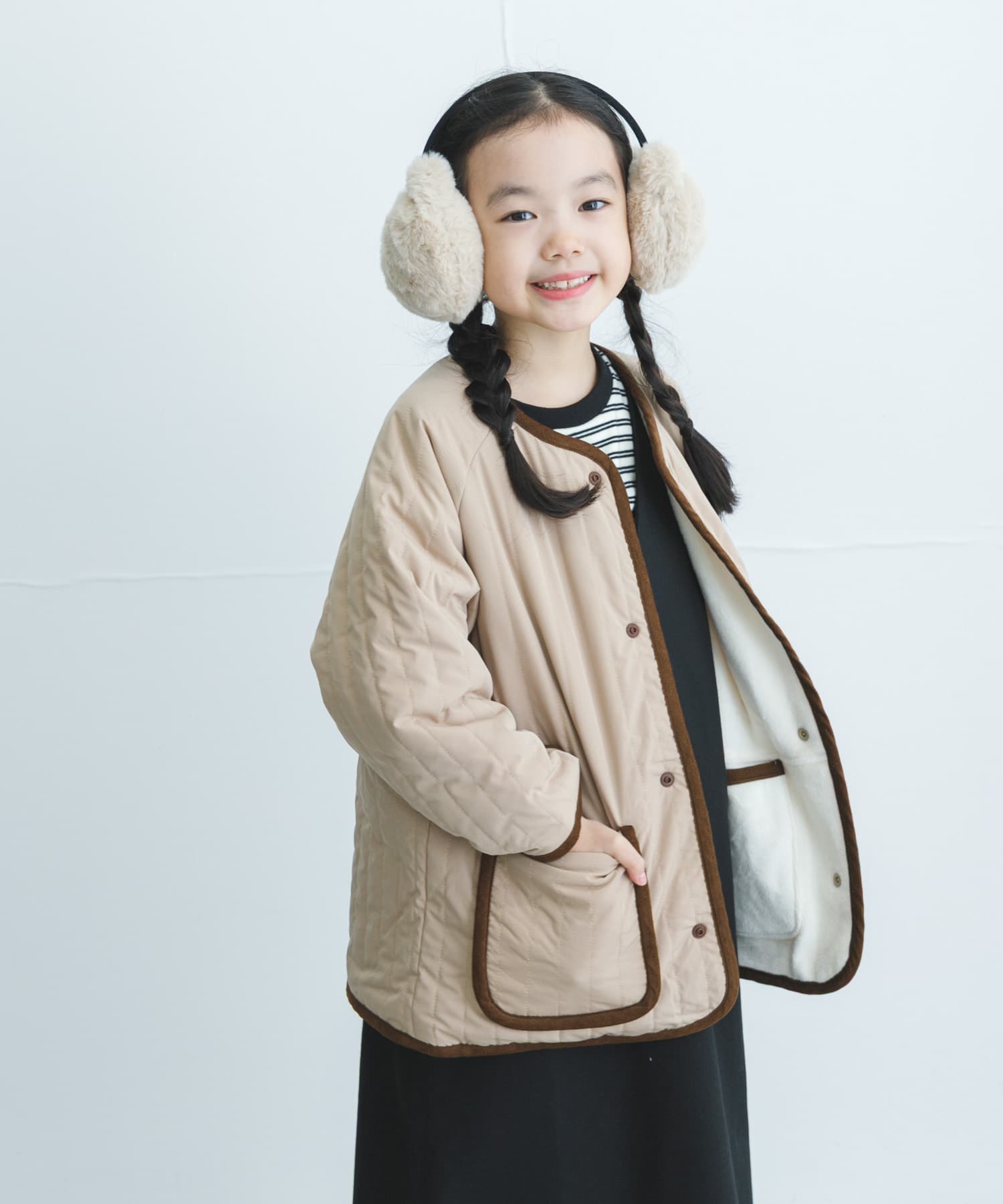 リバーシブルフリースコート(KIDS)