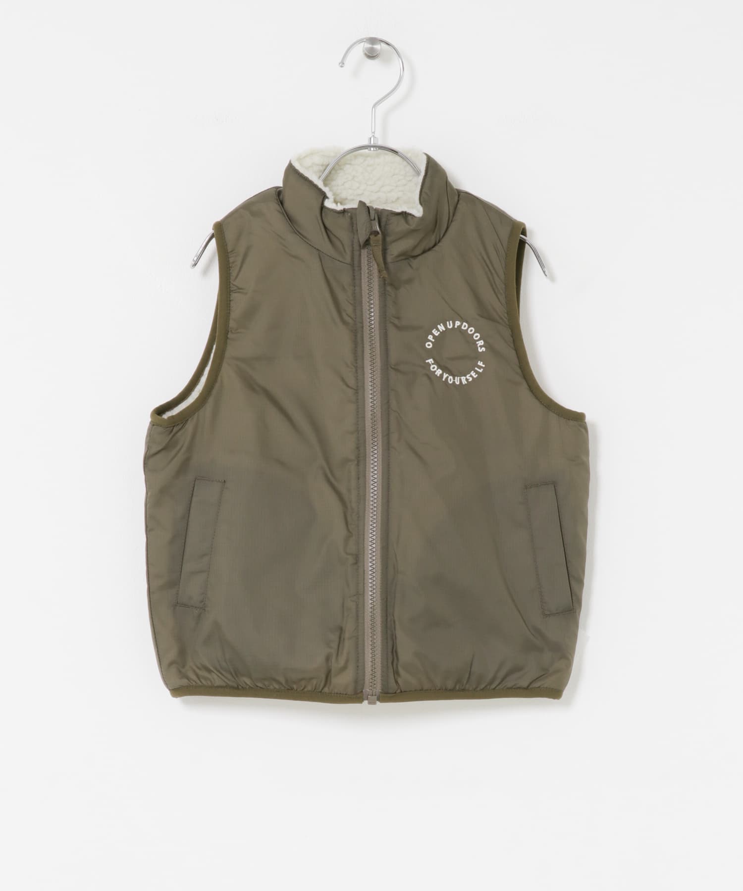 リバーシブルボアベスト(KIDS) KHK×IVO 105