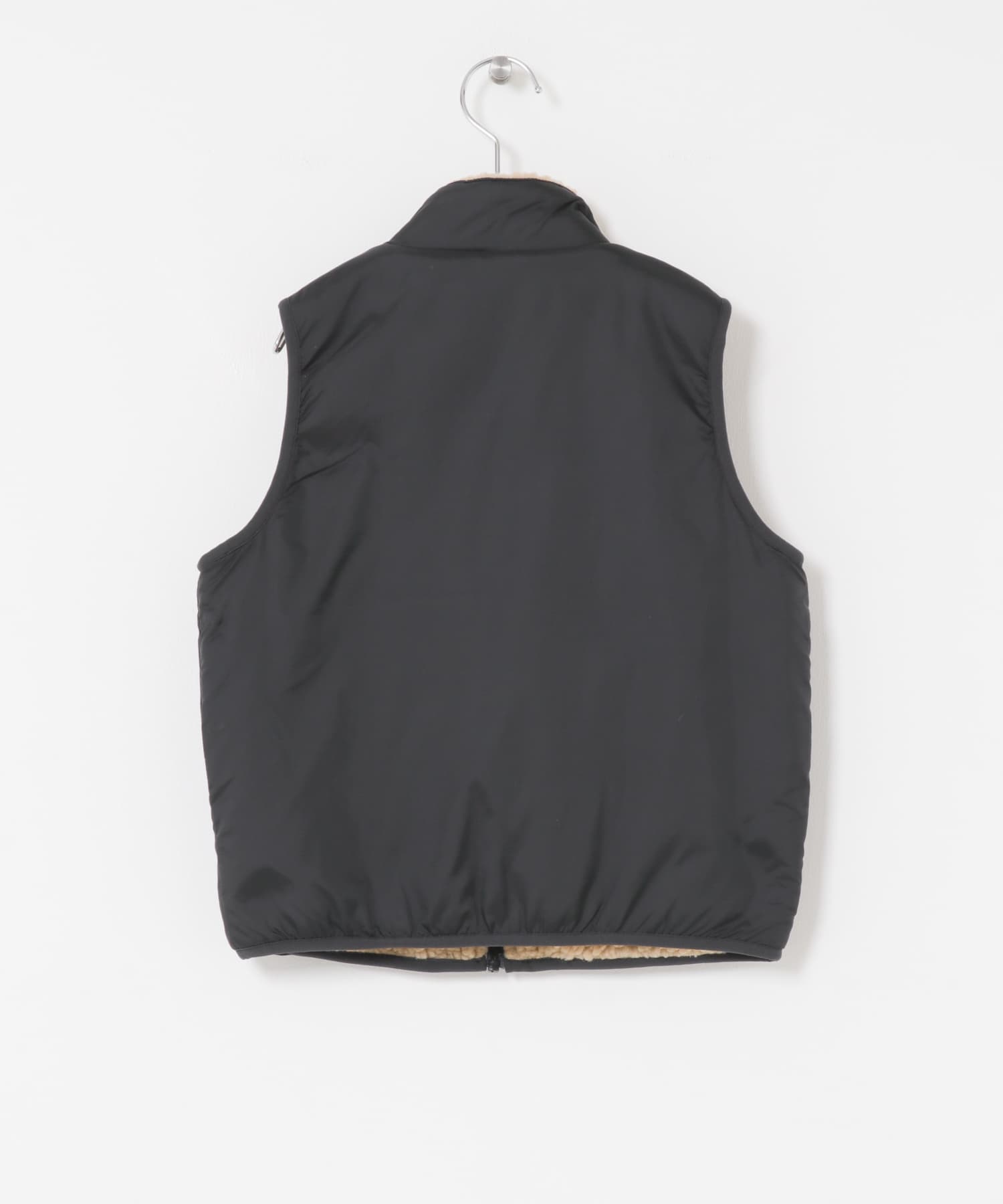 リバーシブルボアベスト(KIDS) BLK×BE 105