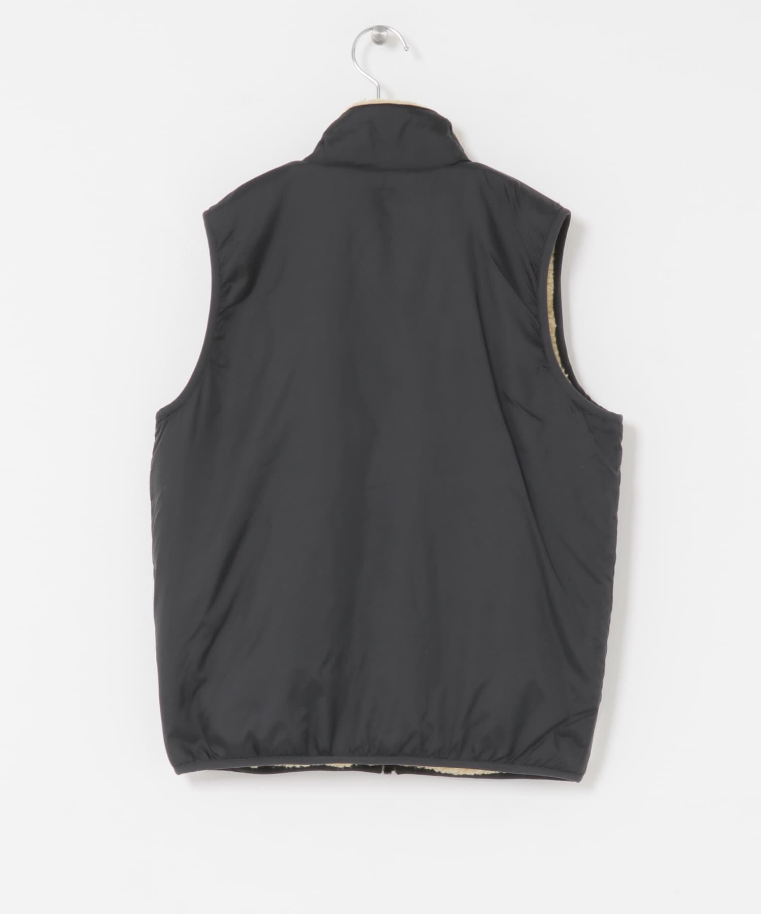 リバーシブルボアベスト(KIDS) BLK×BE 120