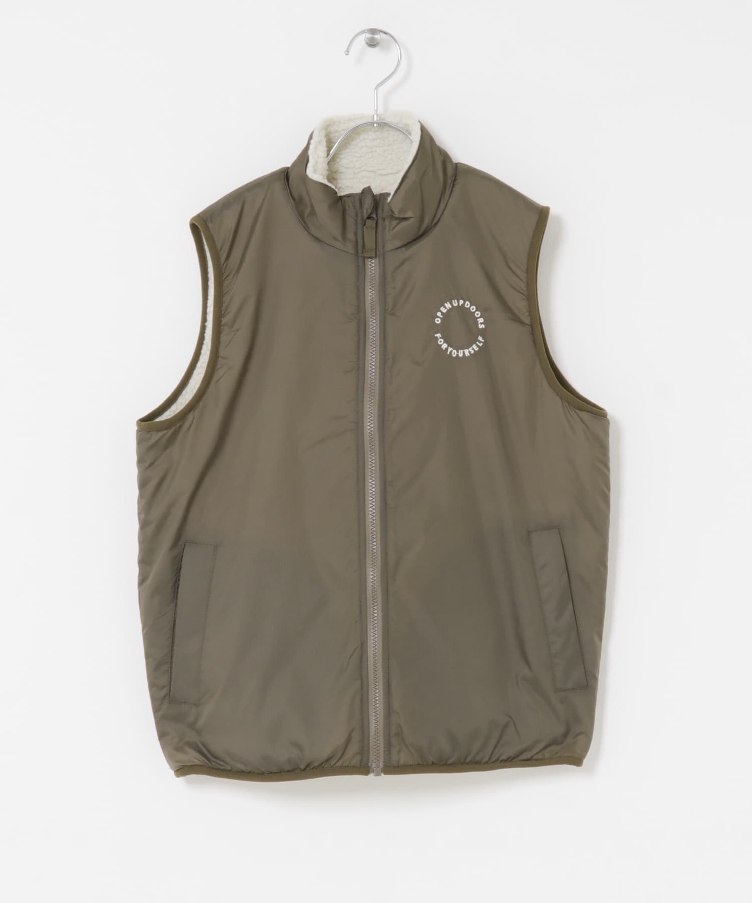 『WEB/一部店舗限定』リバーシブルボアベスト(KIDS)