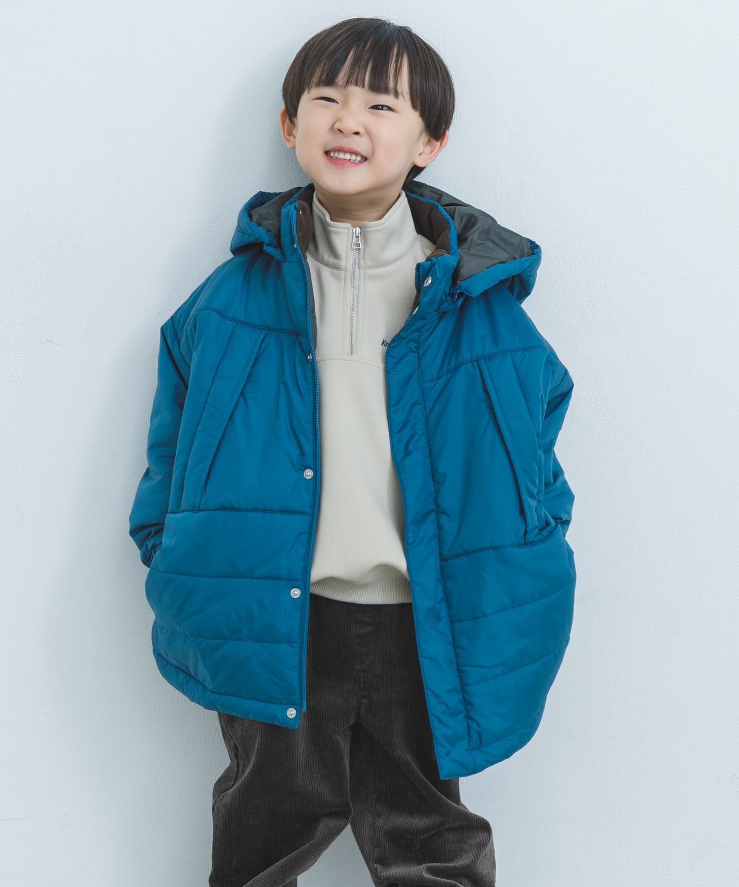 『洗濯可/撥水』THERMO ARENA中綿コート(KIDS)