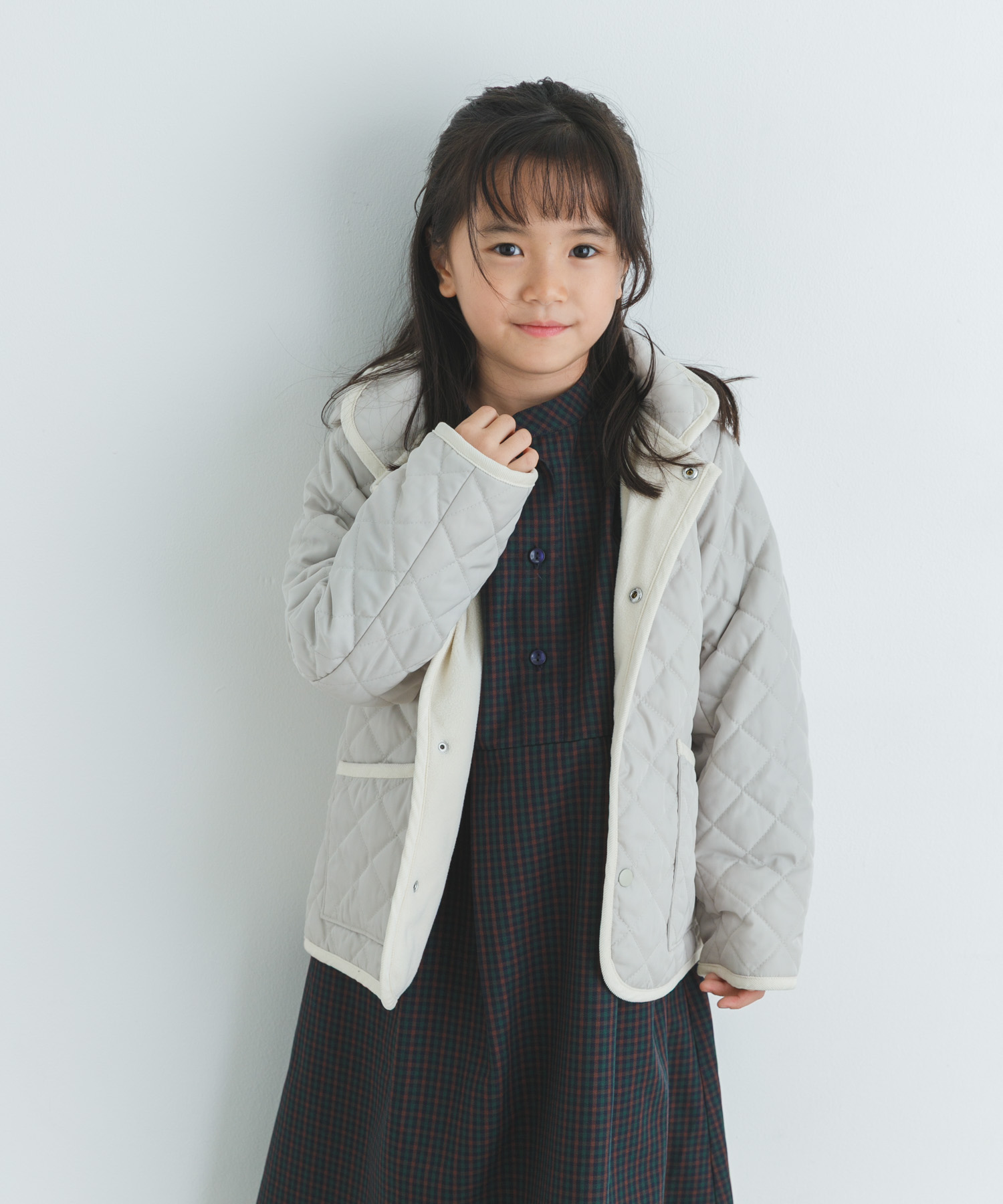洗濯可』キルトジャケット(KIDS)(105 GREIGE): キッズ｜URBAN RESEARCH