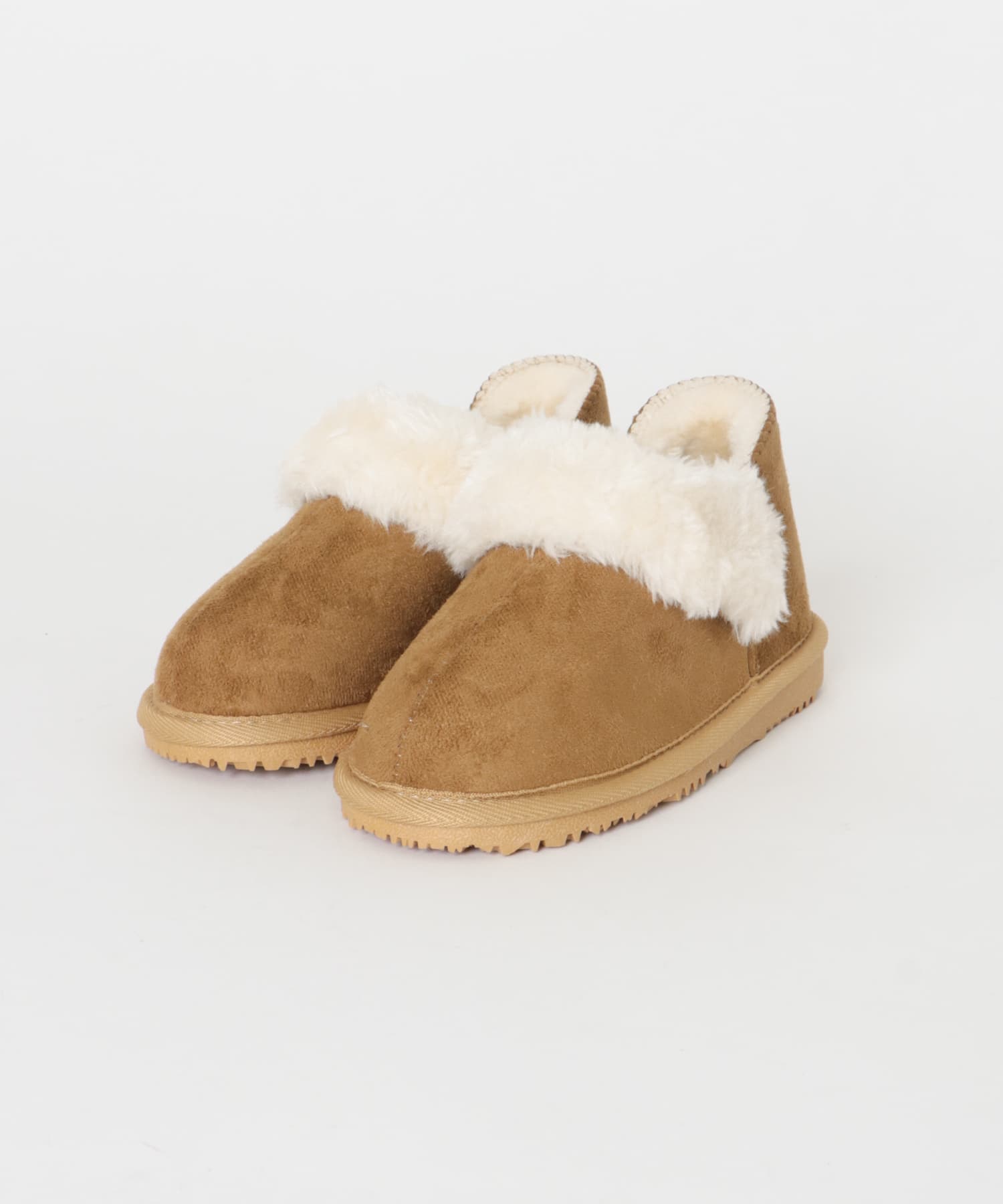 ショートムートンブーツ(KIDS) BROWN 18
