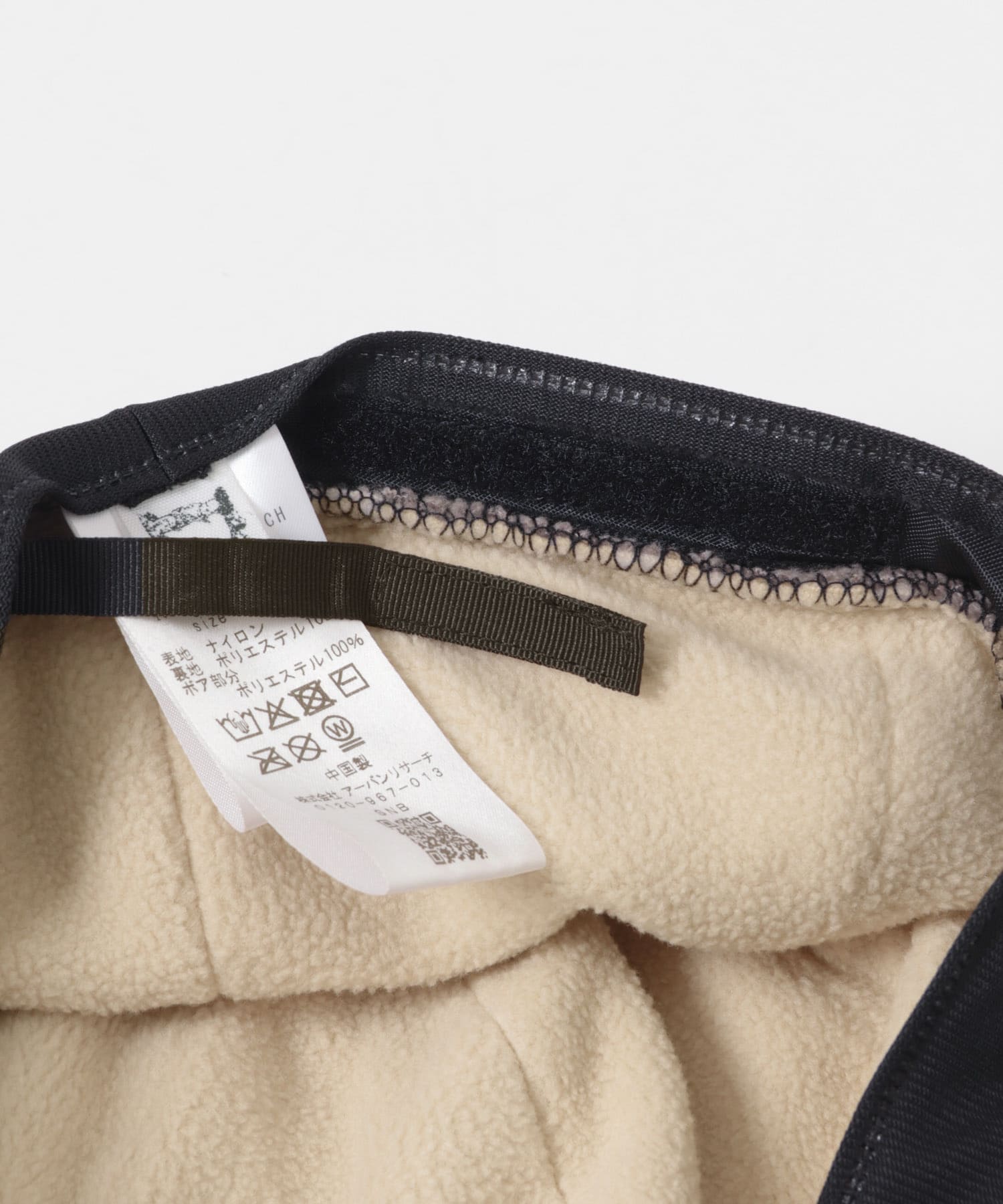 耳当て付きキャップ(KIDS) BLACK one