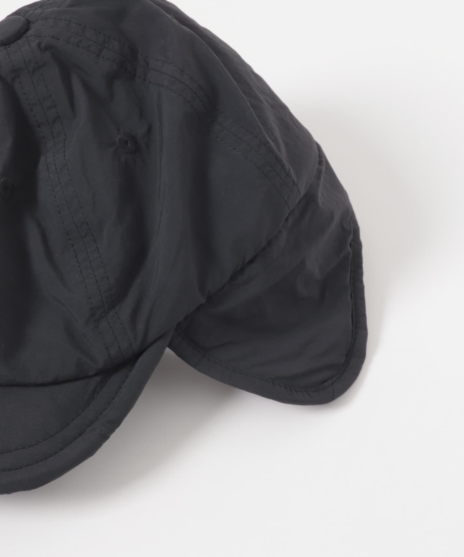 耳当て付きキャップ(KIDS) BLACK one