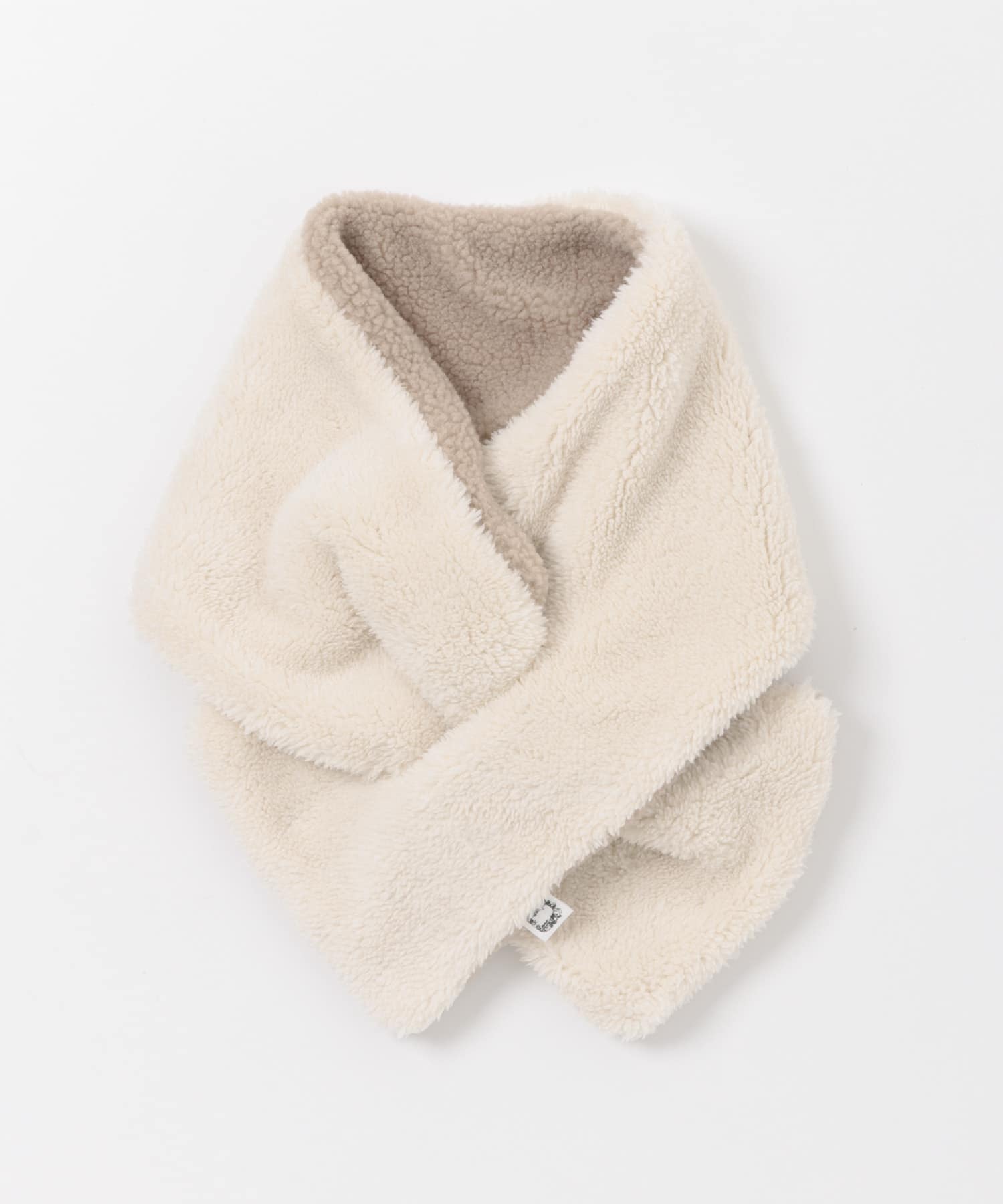 ボアリバーシブルマフラー(KIDS) GREIGE one