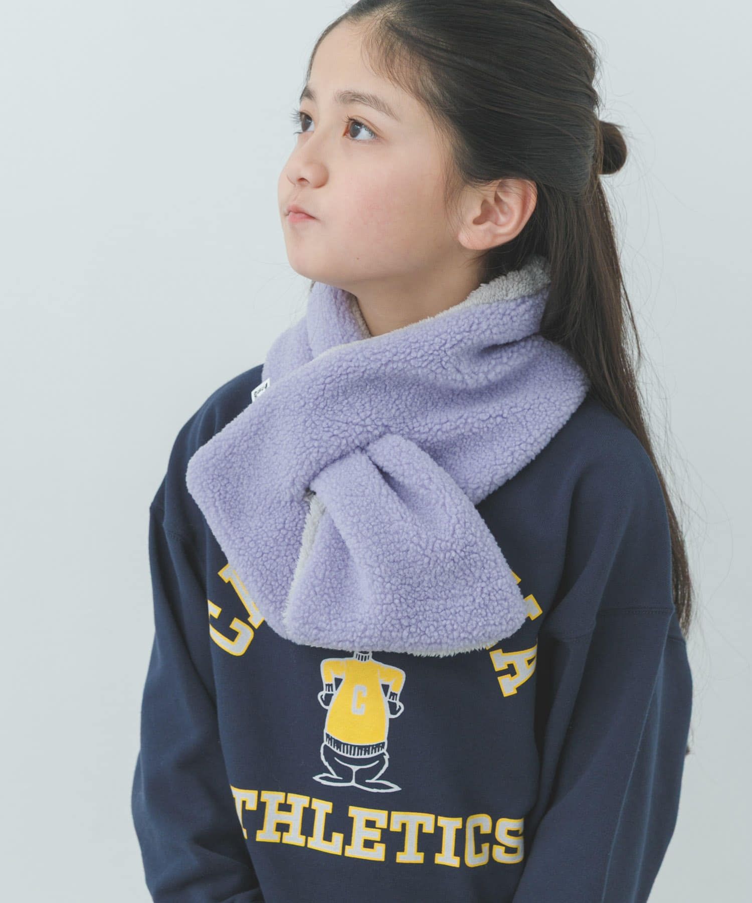 ボアリバーシブルマフラー(KIDS) PURPLE one