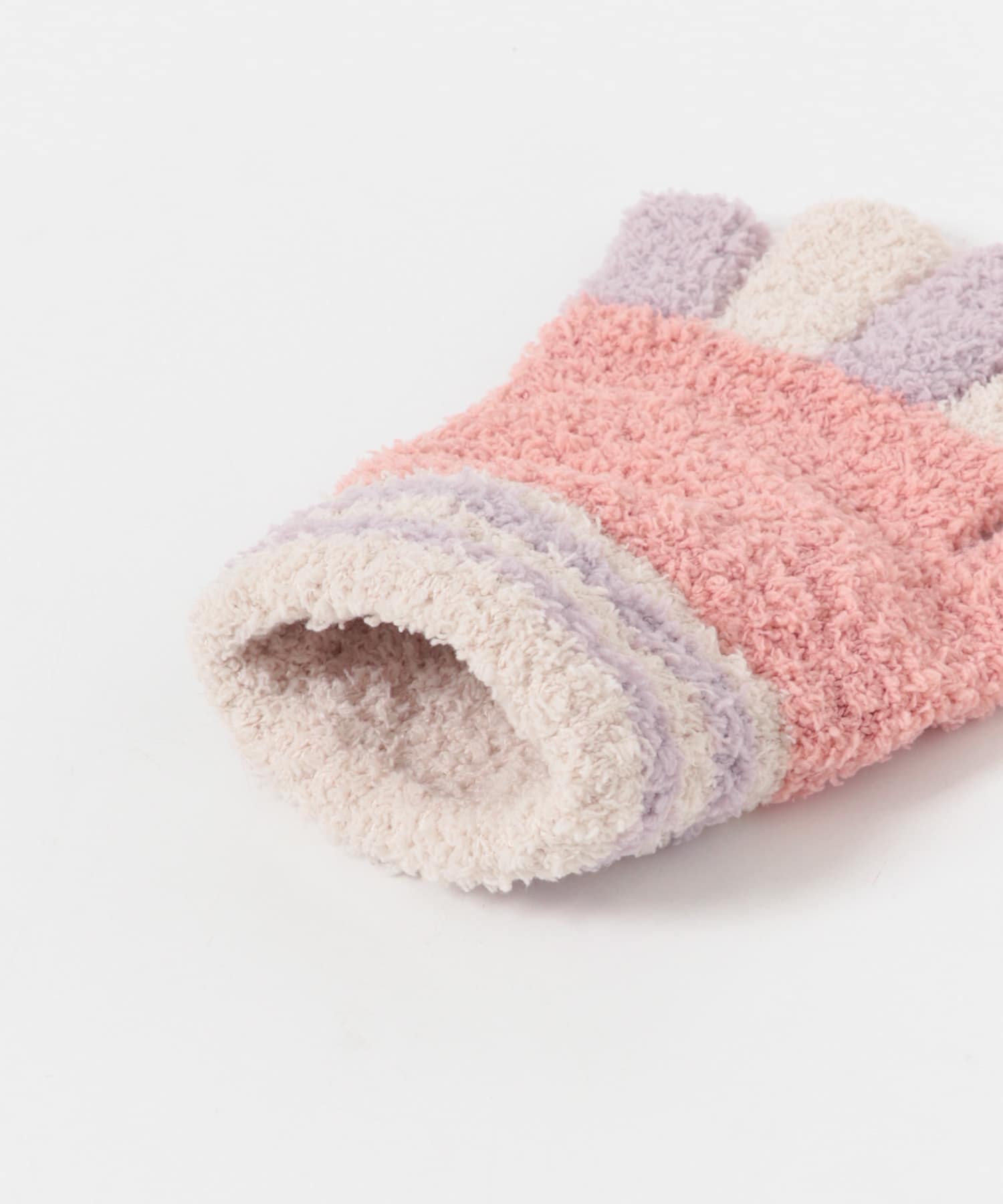 マシュマロトライカラー手袋(KIDS) PINK one