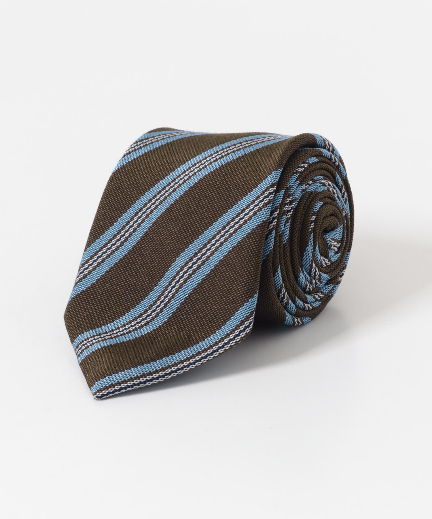 LIFE STYLE TAILOR　26SS BBCファブリックタイST1 02BRN-BLU -