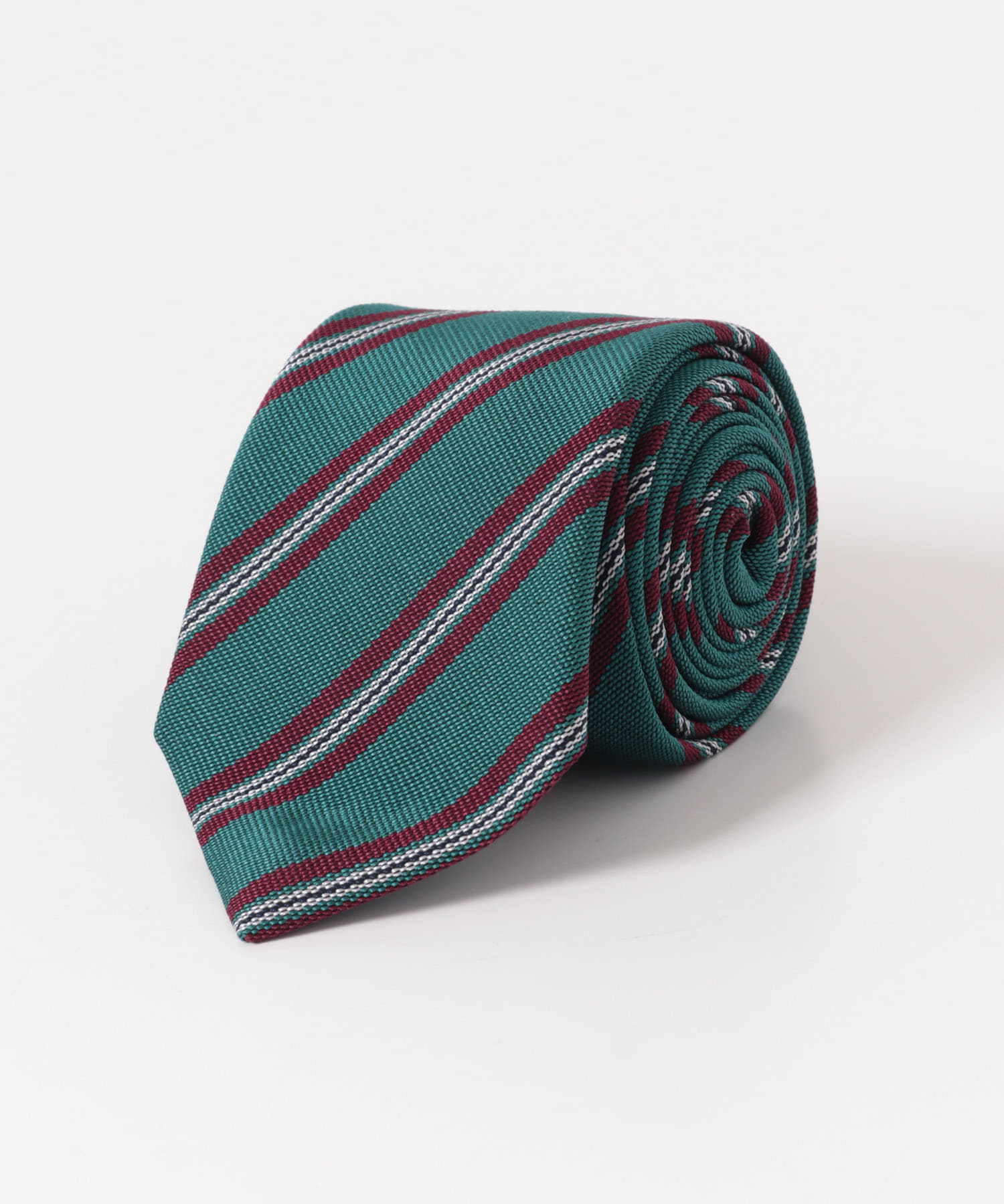 LIFE STYLE TAILOR　26SS BBCファブリックタイST1 03GRN-RED -