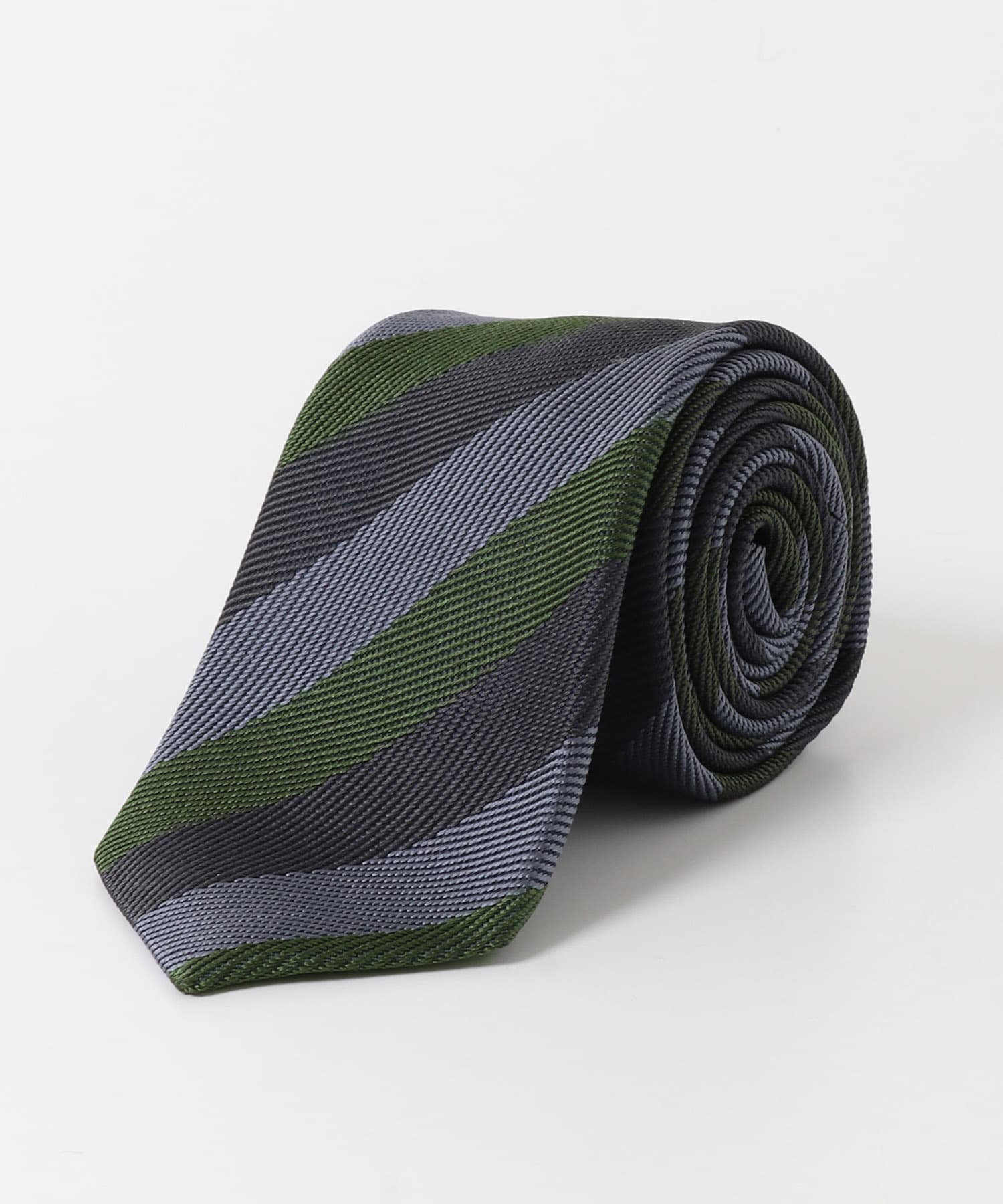 LIFE STYLE TAILOR　26SS BBCファブリックタイST2 03NVY-GRN -
