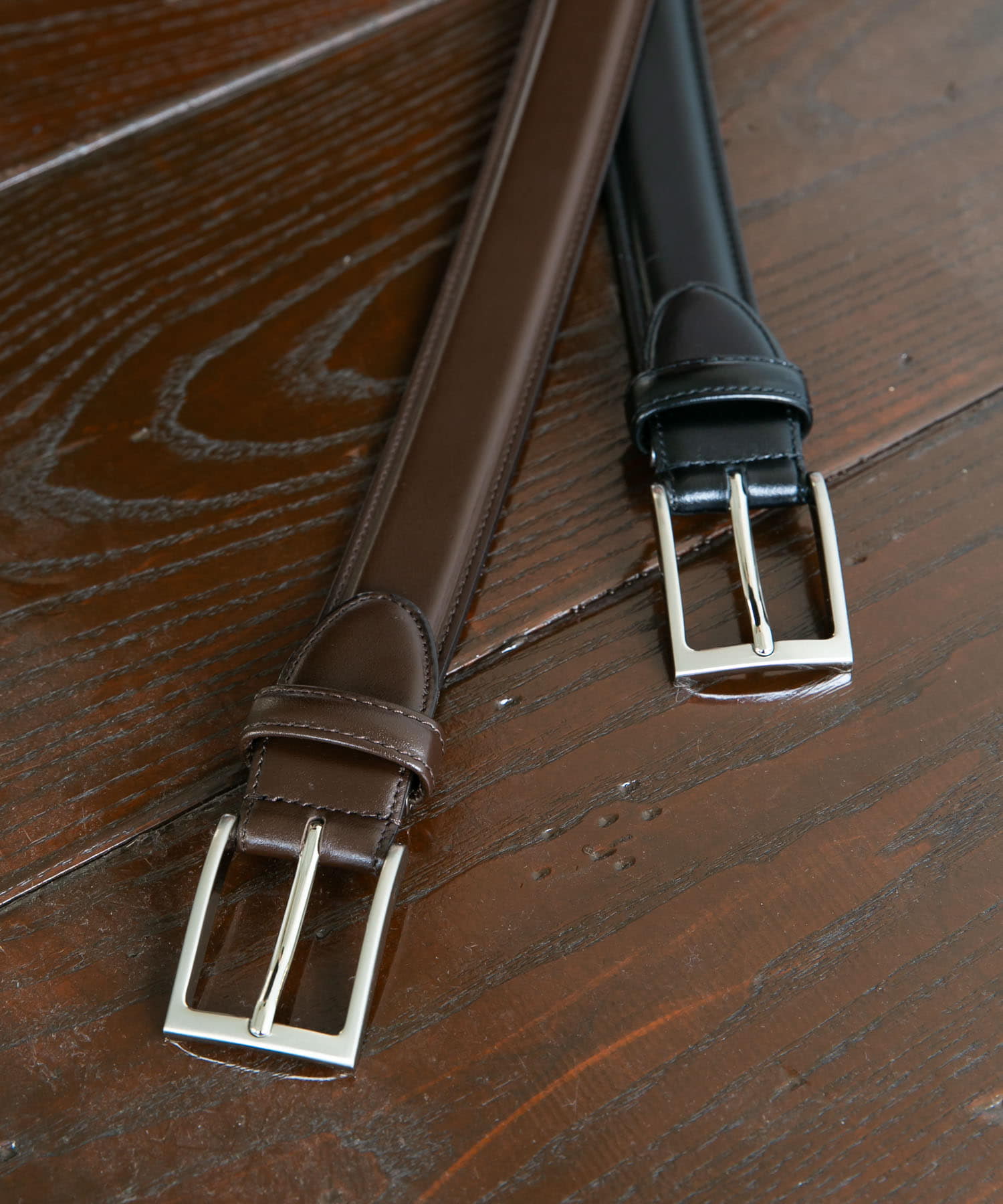 LIFE STYLE TAILOR　水染めアニリンレザーベルト