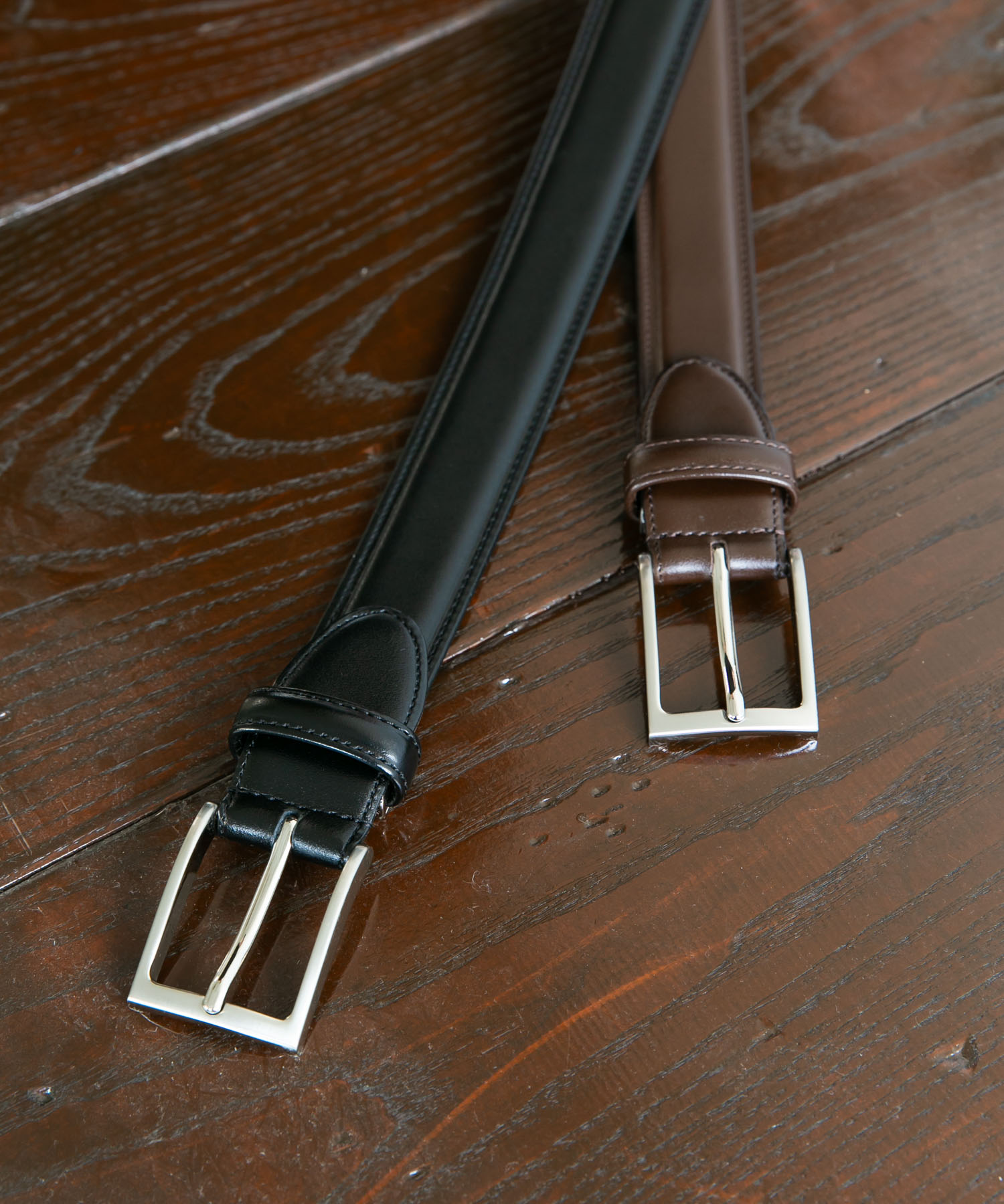 LIFE STYLE TAILOR　水染めアニリンレザーベルト