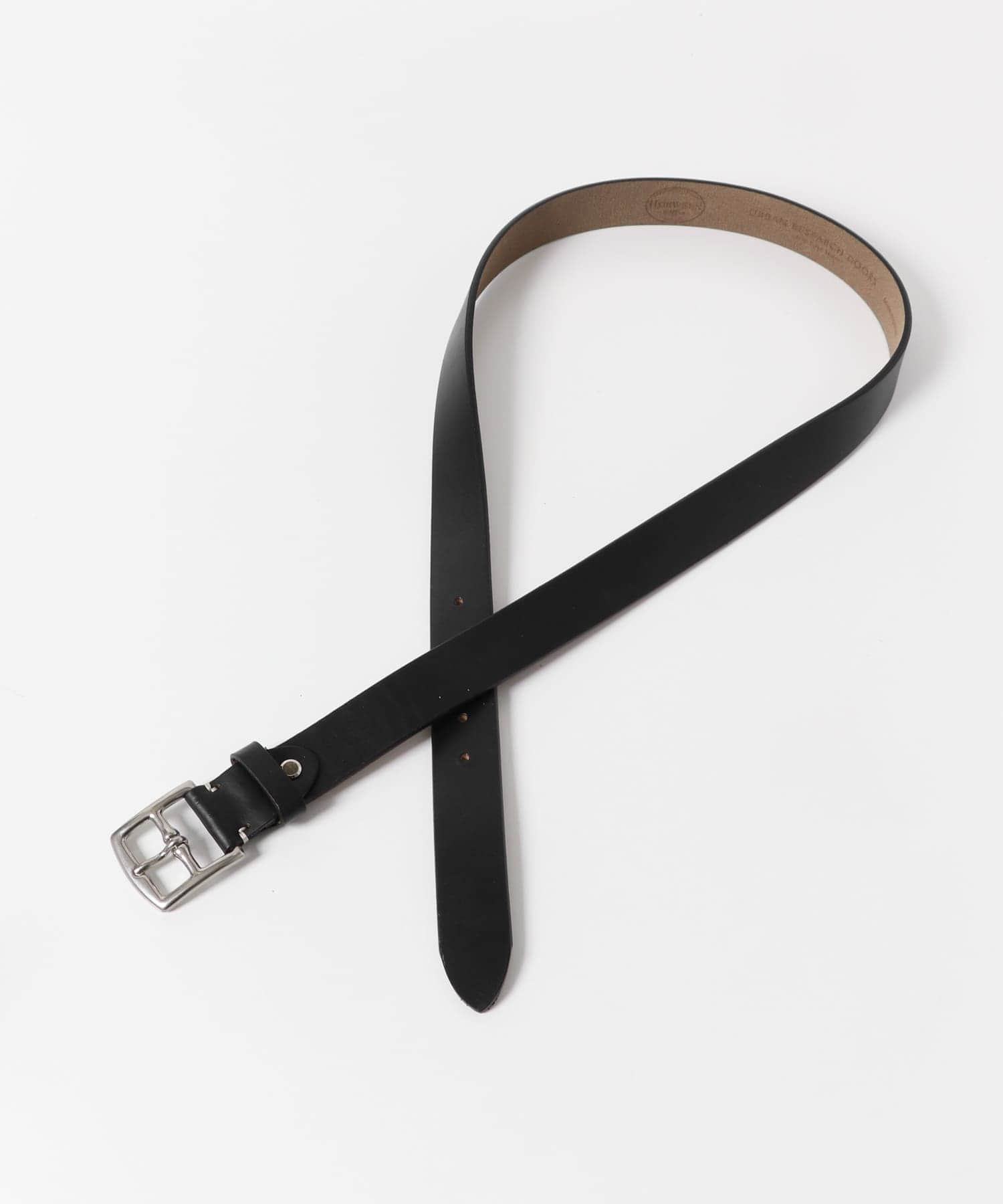 LIFE STYLE TAILOR　クロムエクセルレザーベルト BLACK Free