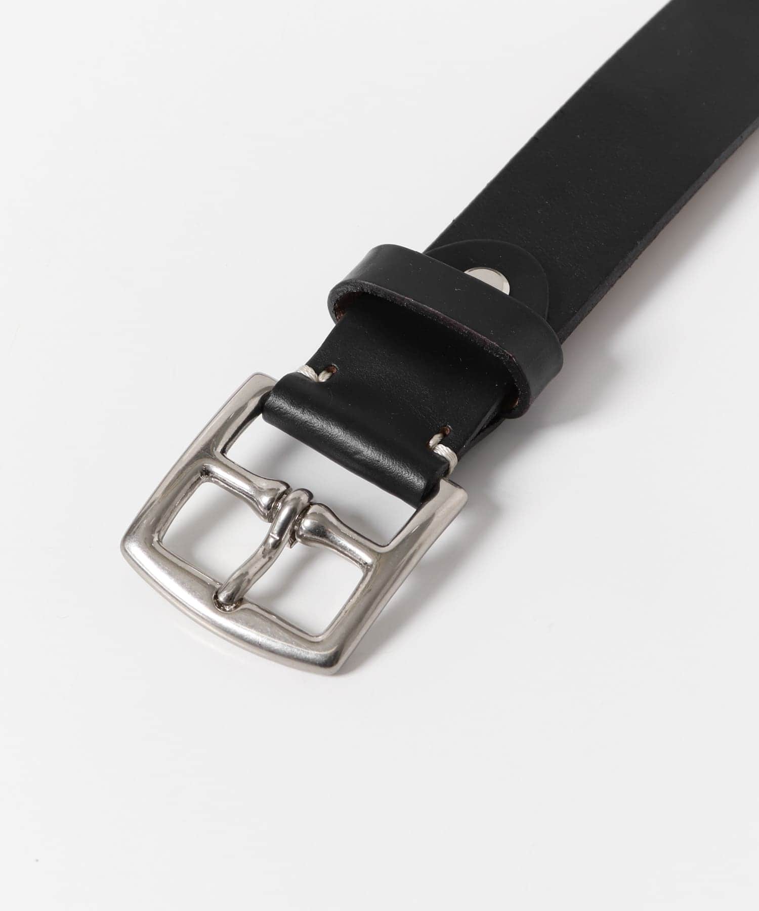 LIFE STYLE TAILOR　クロムエクセルレザーベルト BLACK Free
