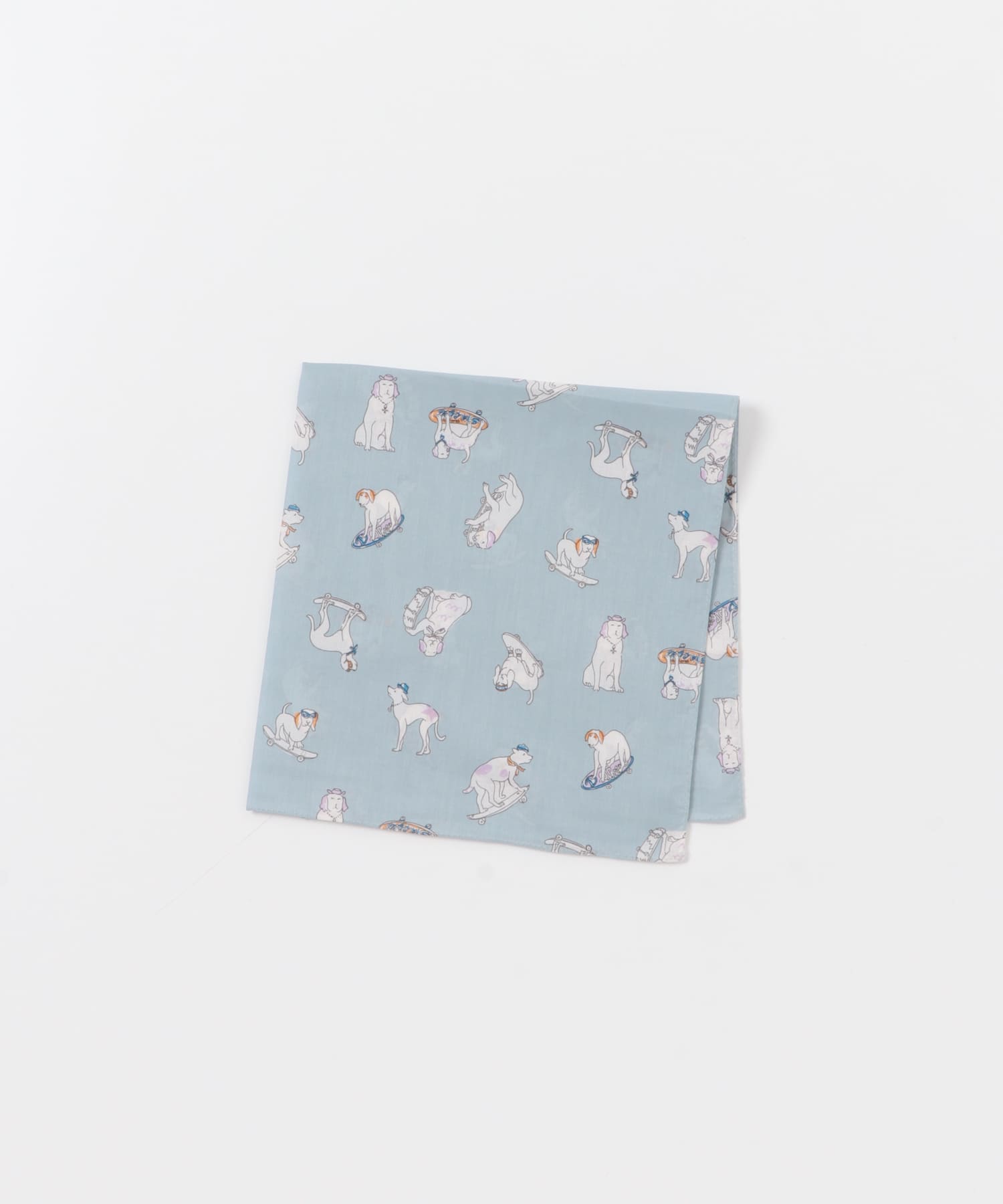 LIFE STYLE TAILOR　アニマルモチーフ柄コットンハンカチ