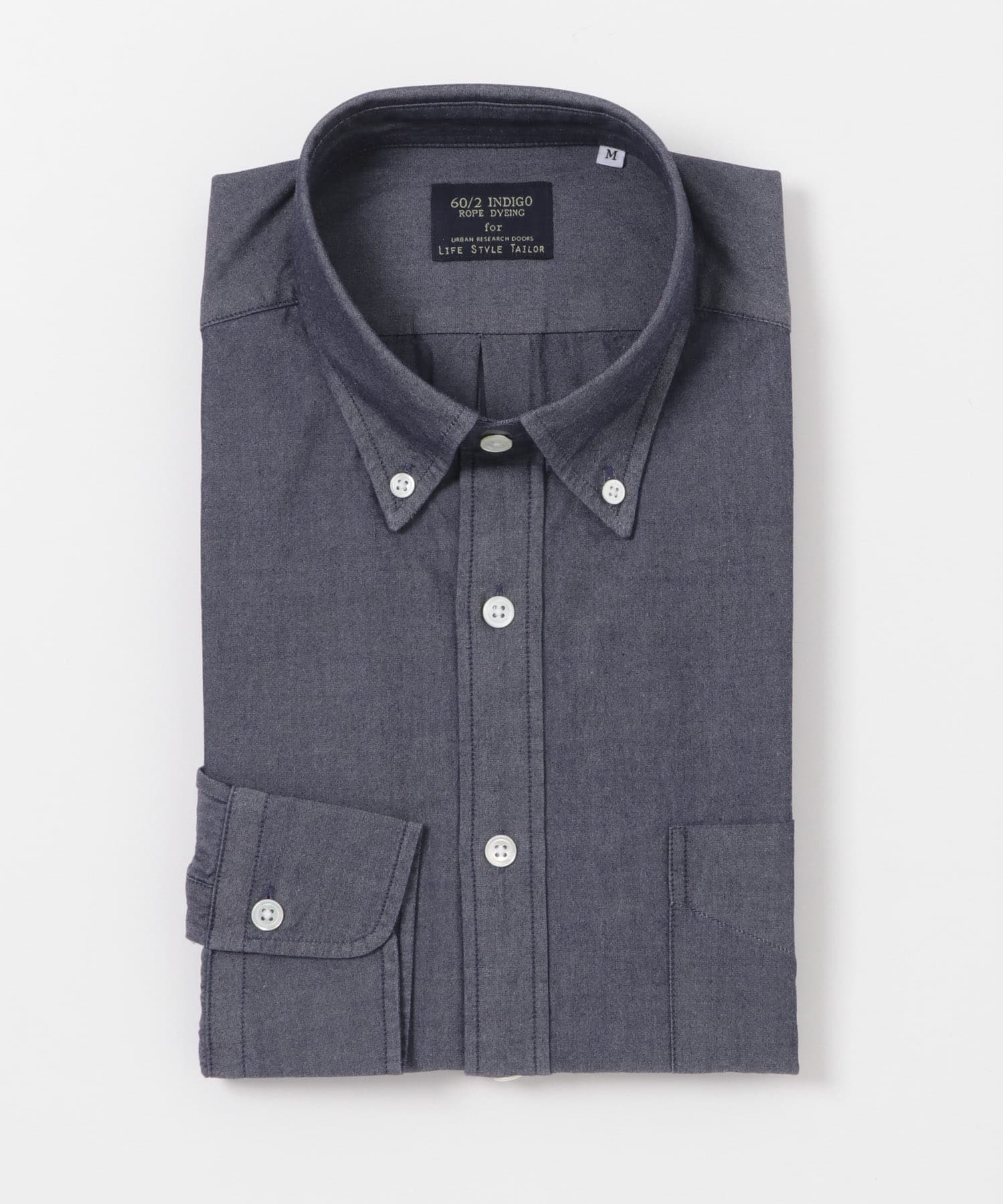 LIFE STYLE TAILOR　シャンブレーBDシャツ