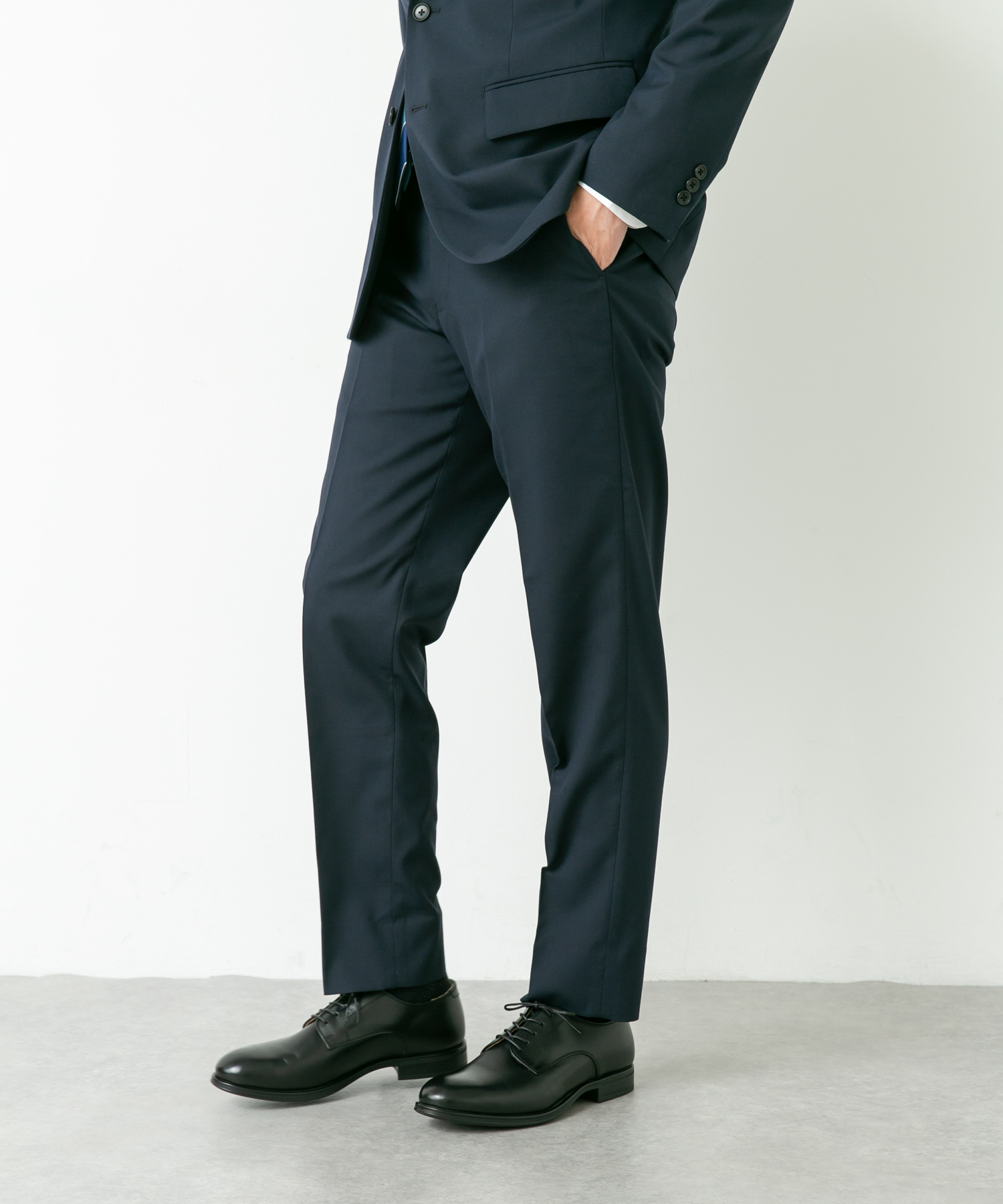 LIFE STYLE TAILOR　ウールライクコンフォータブルスマートパンツ