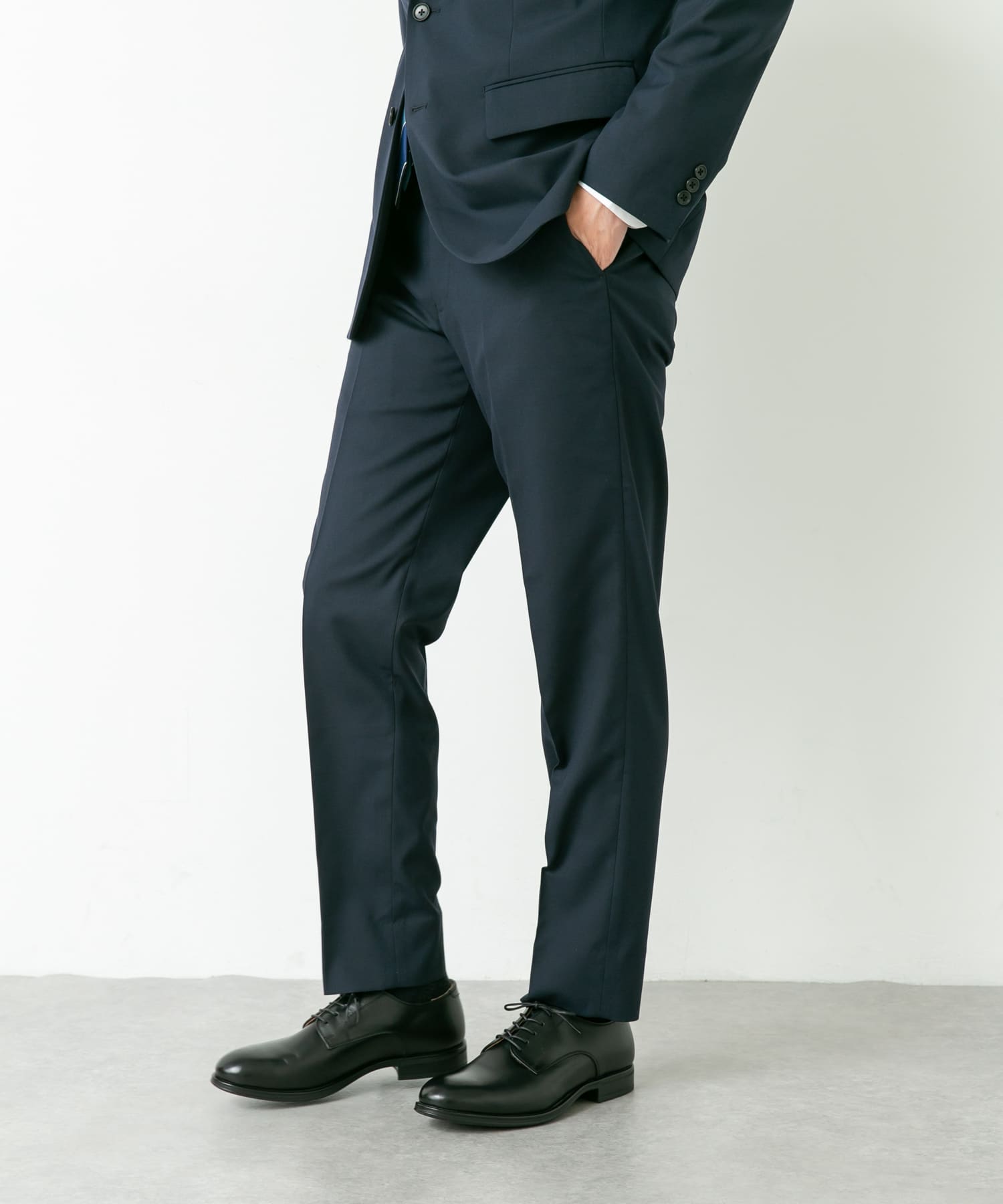 LIFE STYLE TAILOR　ウールライクコンフォータブルスマートパンツ