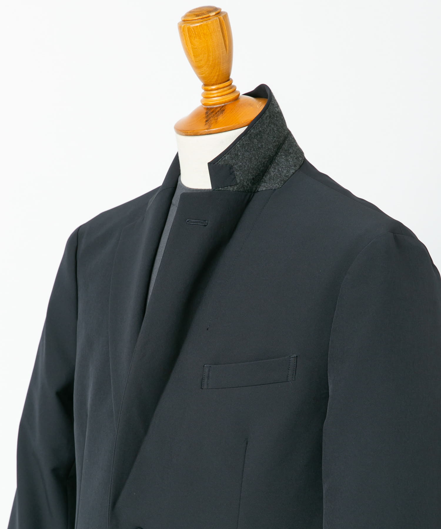 LIFE STYLE TAILOR　4WAYストレッチコンフォータブルジャケット NAVY S