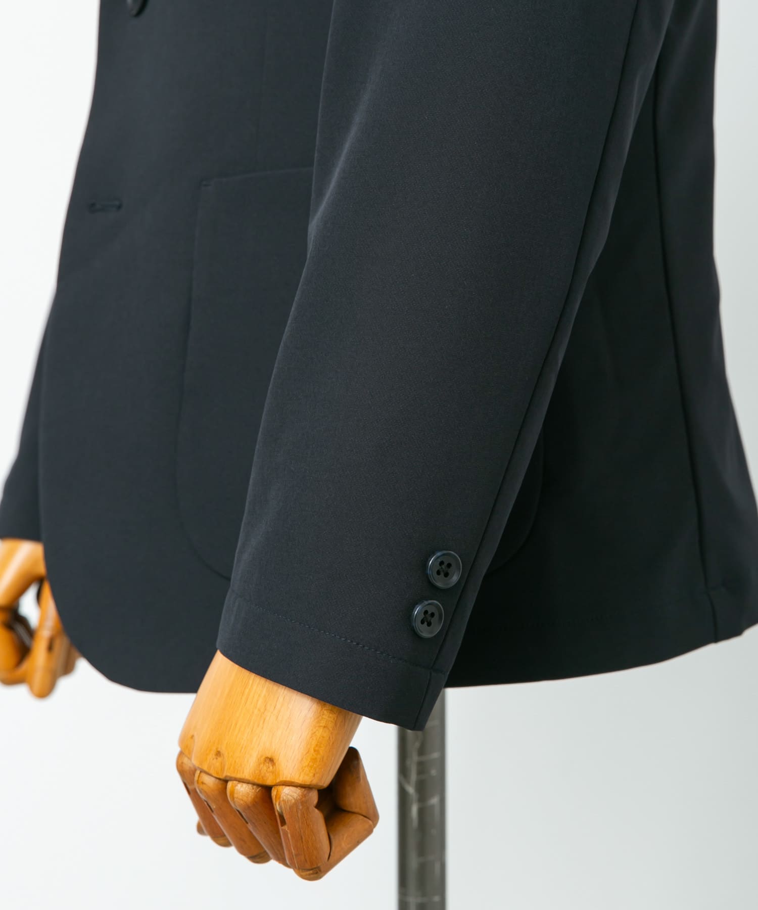 LIFE STYLE TAILOR　4WAYストレッチコンフォータブルジャケット NAVY S