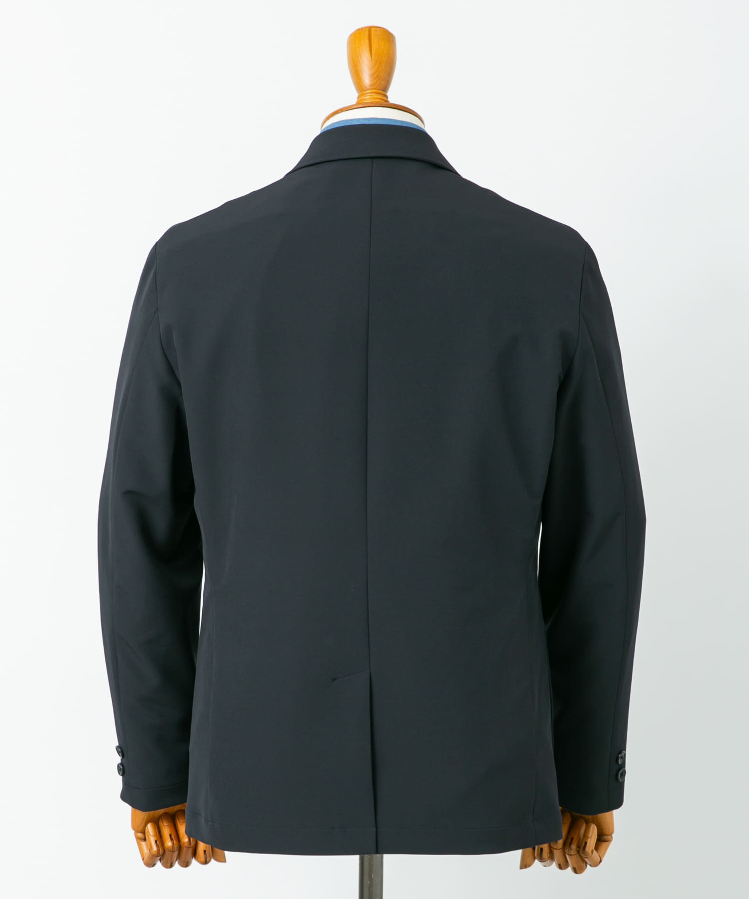 LIFE STYLE TAILOR　4WAYストレッチコンフォータブルダブルジャケット NAVY S