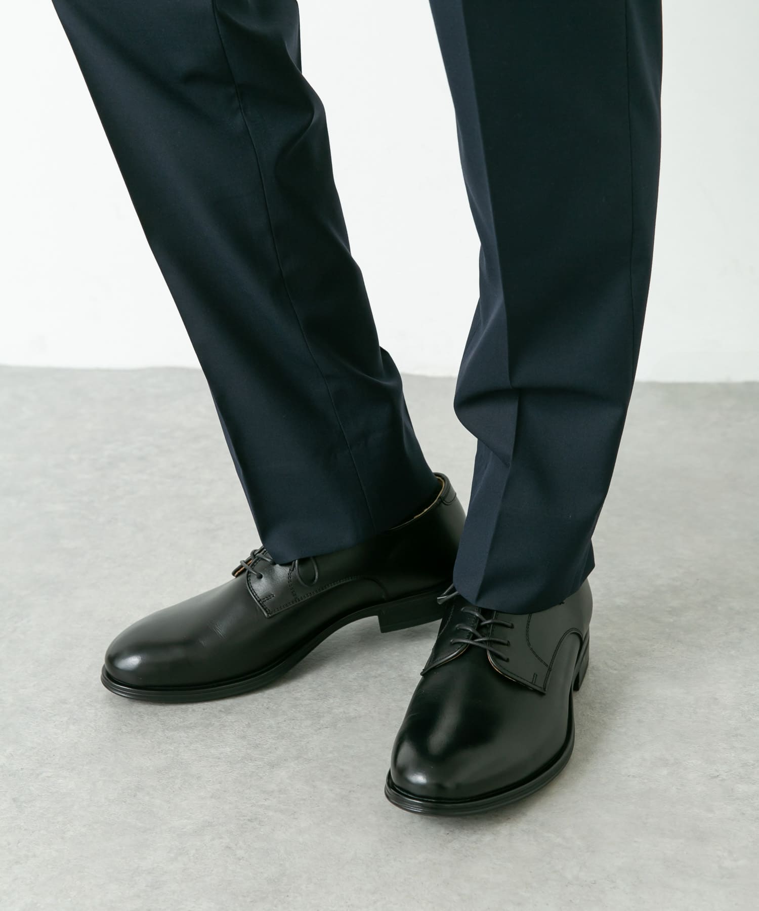 LIFE STYLE TAILOR　マルチスペックプレーントゥ BLACK 7