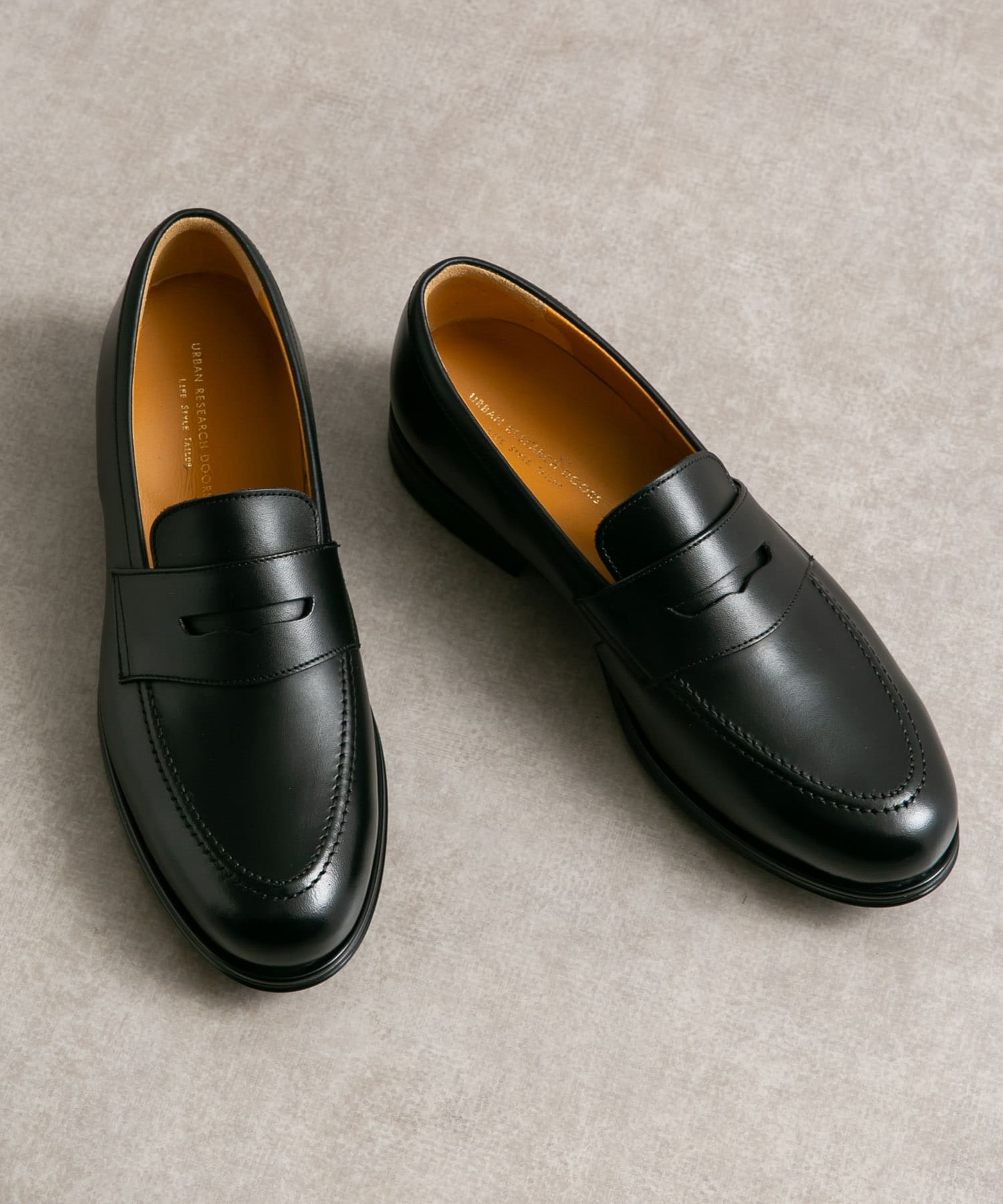 LIFE STYLE TAILOR　マルチスペックコインローファー BLACK 7