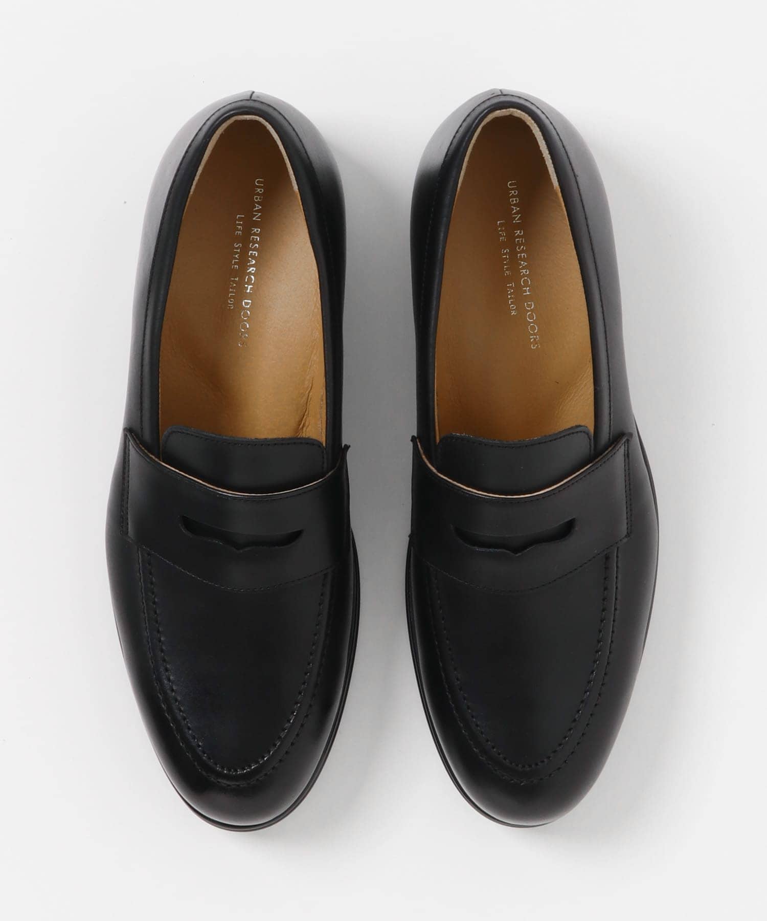 LIFE STYLE TAILOR　マルチスペックコインローファー BLACK 7