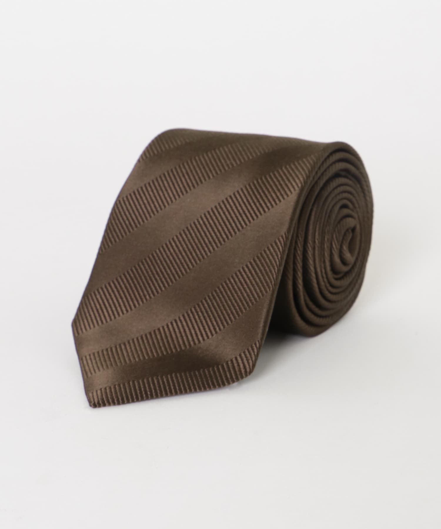 LIFE STYLE TAILOR　25AW国内タイ無地2 02BROWN -