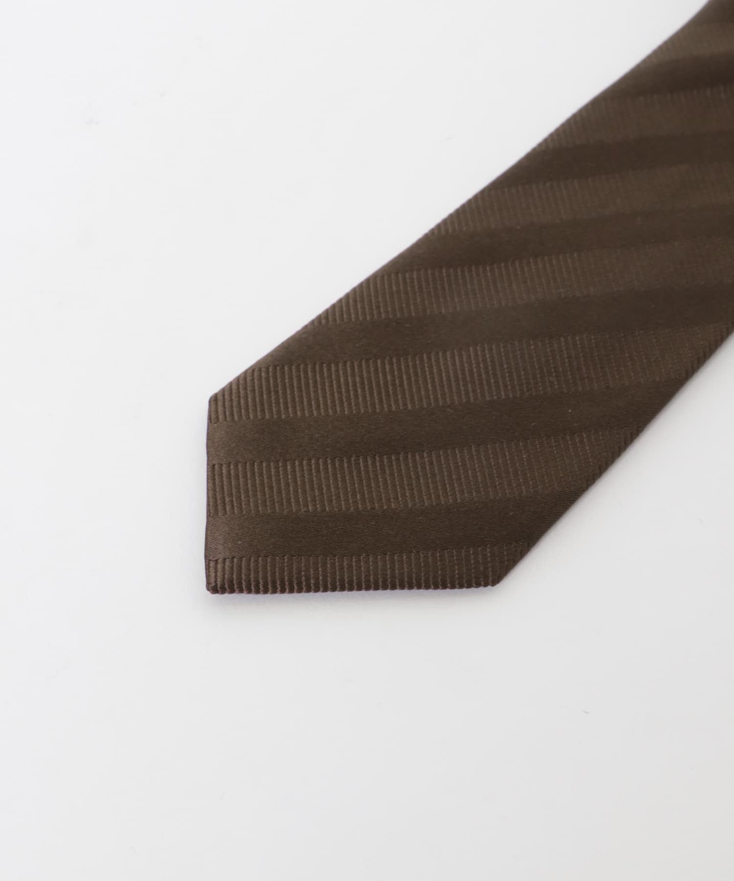 LIFE STYLE TAILOR　25AW国内タイ無地2 02BROWN -