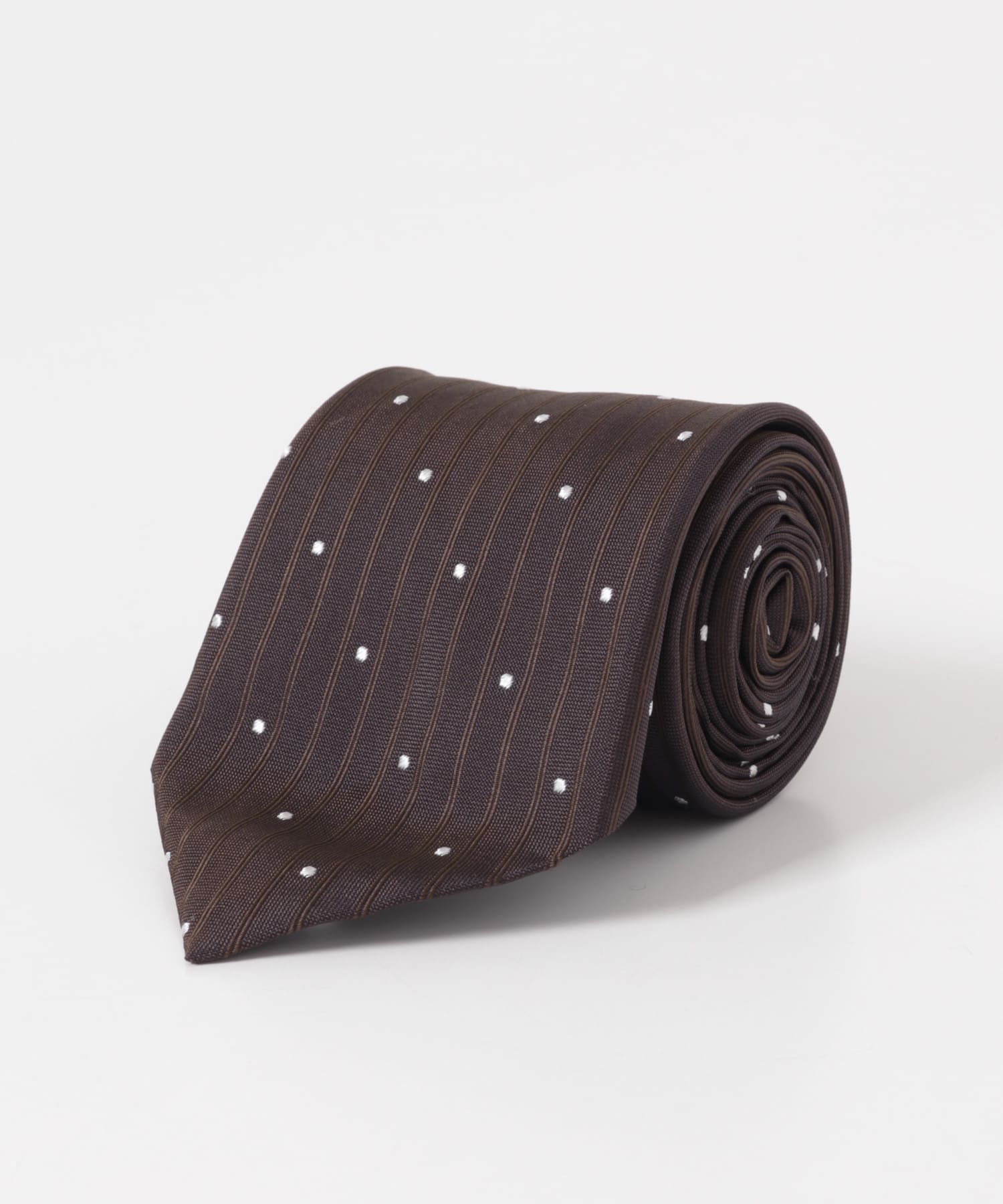 LIFE STYLE TAILOR　25AW国内タイドット3 02BROWN -