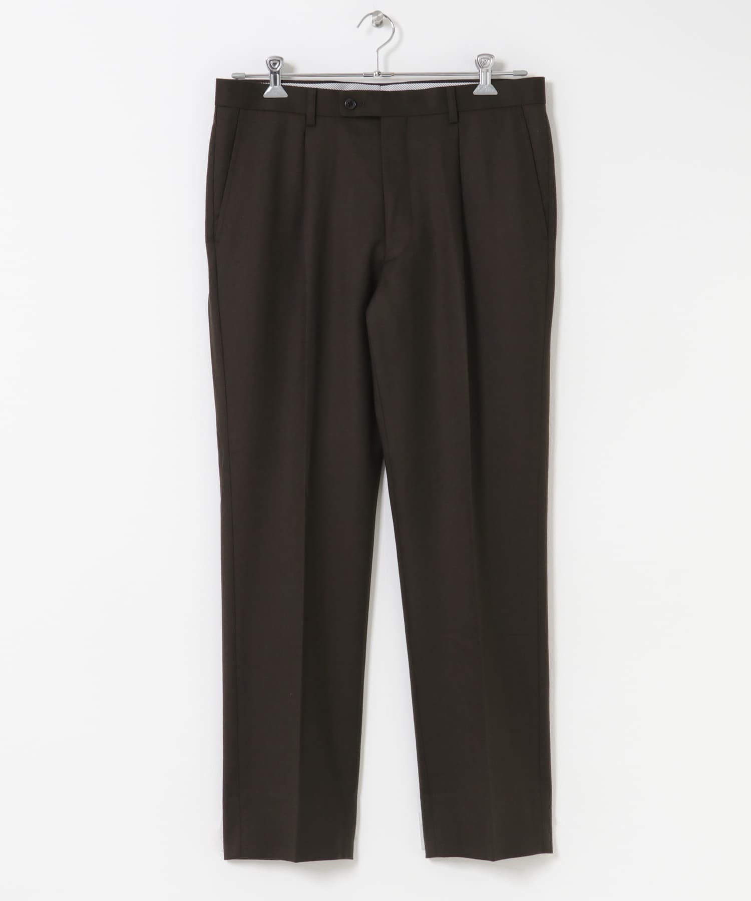 LIFE STYLE TAILOR　フラノパンツ BROWN 44
