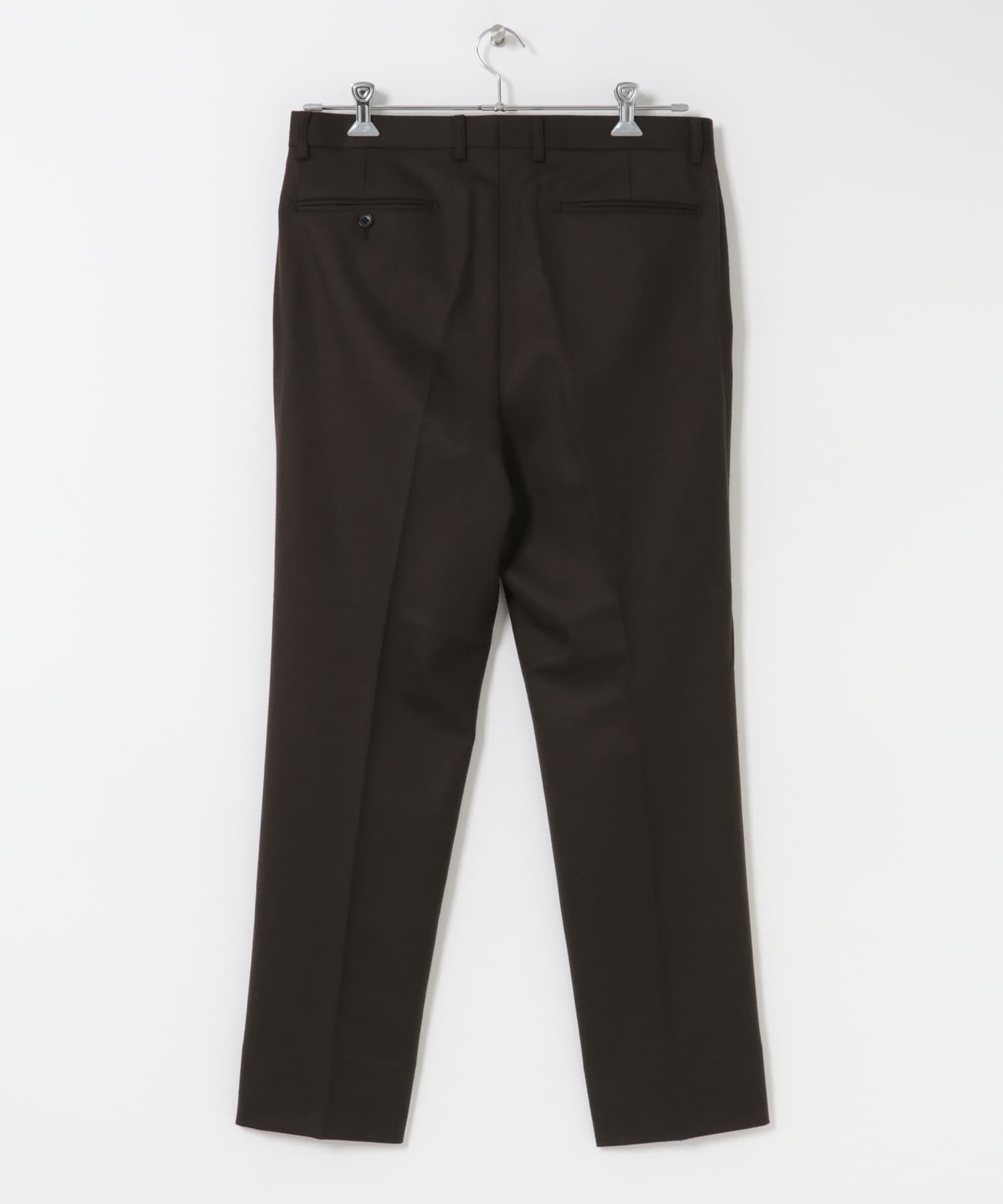 LIFE STYLE TAILOR　フラノパンツ BROWN 44