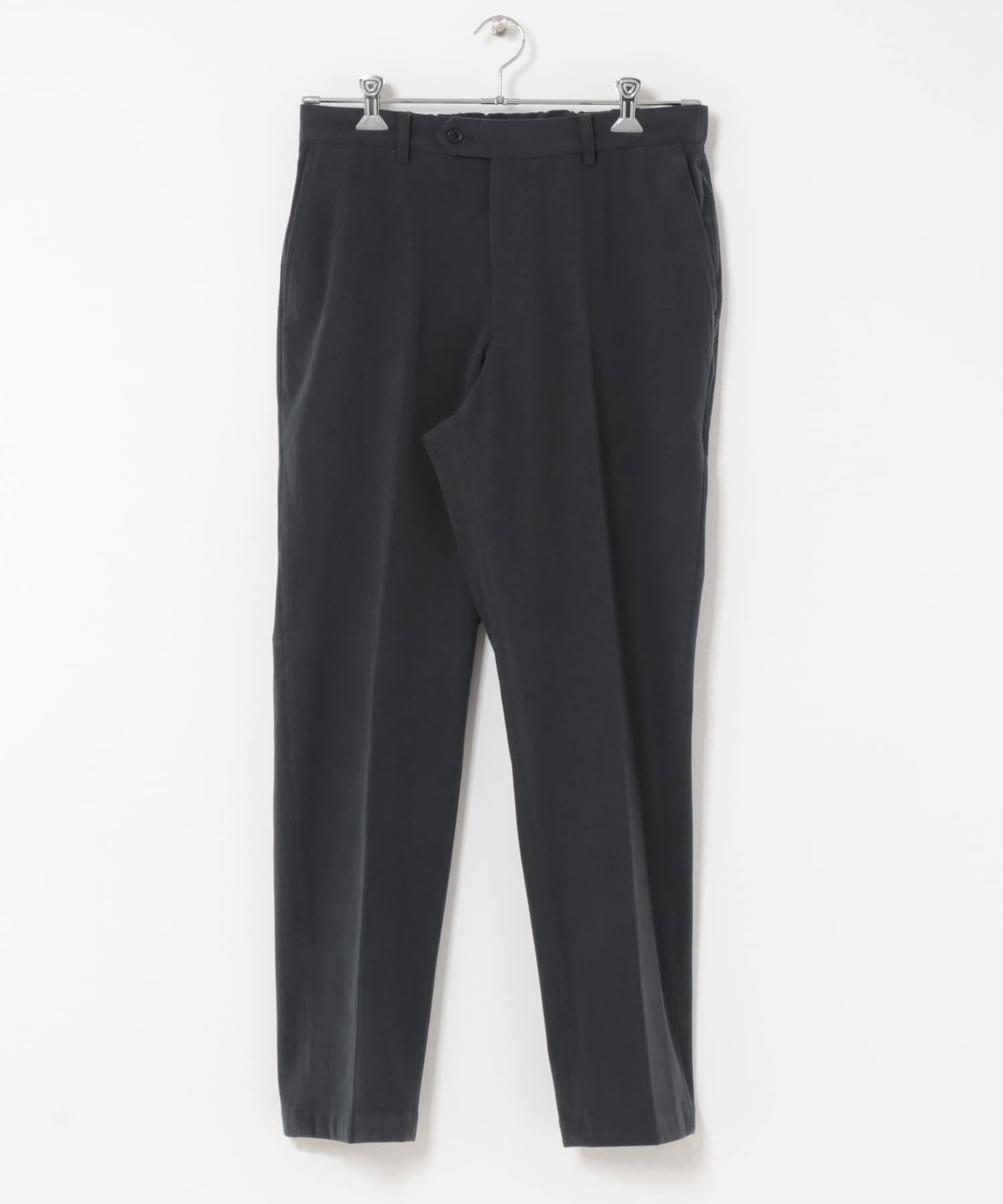 LIFE STYLE TAILOR　コーデュロイコンフォータブルパンツ BLUE GRAY S