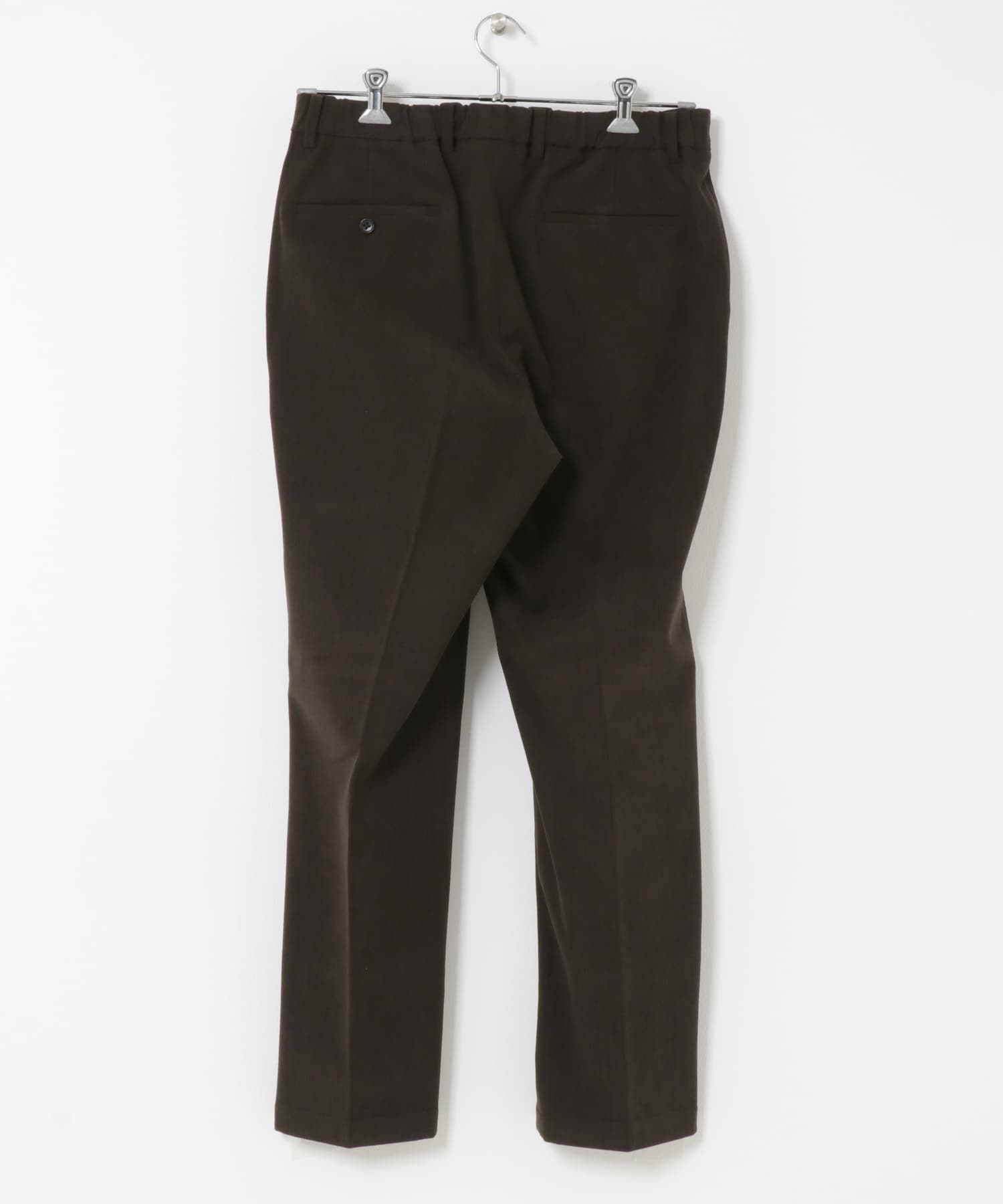 LIFE STYLE TAILOR　コーデュロイコンフォータブルパンツ BROWN S