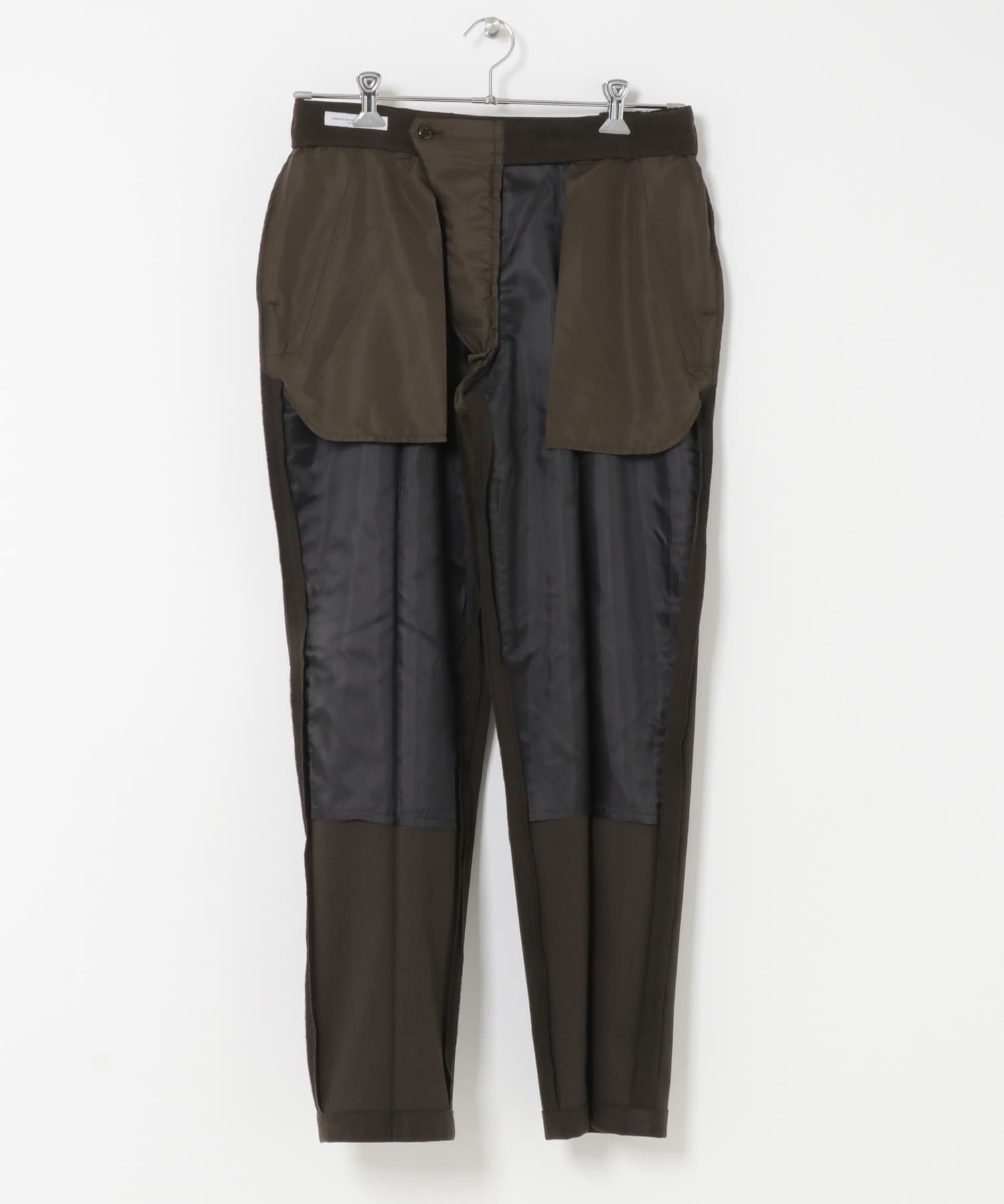 LIFE STYLE TAILOR　コーデュロイコンフォータブルパンツ BROWN S