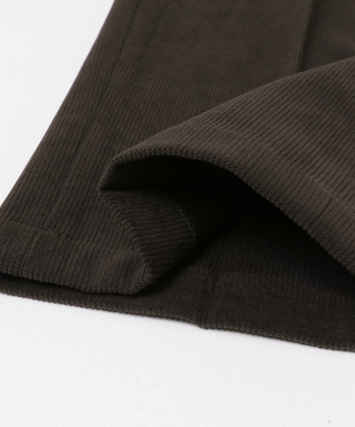 LIFE STYLE TAILOR　コーデュロイコンフォータブルパンツ BROWN S