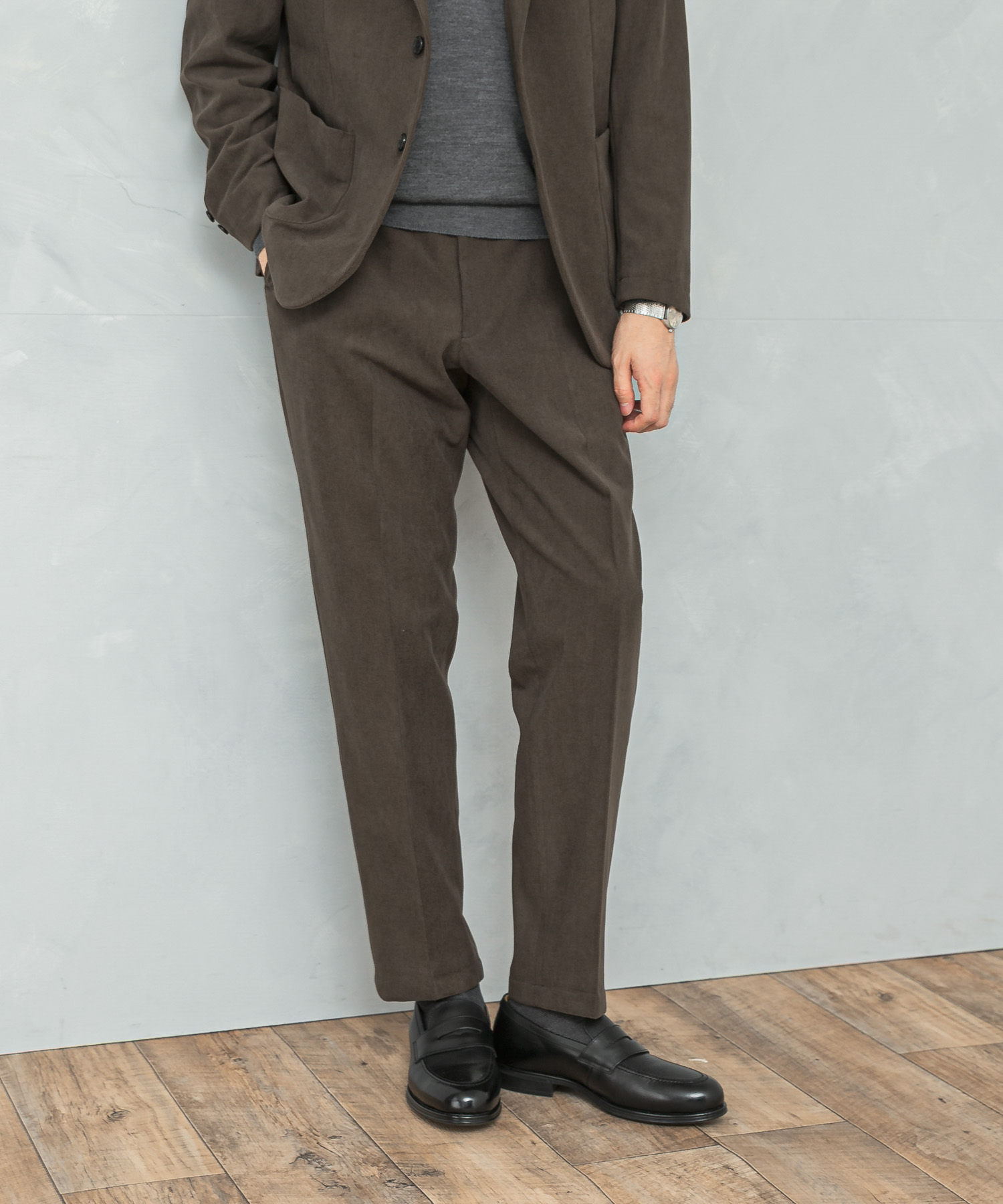 LIFE STYLE TAILOR　コーデュロイコンフォータブルパンツ