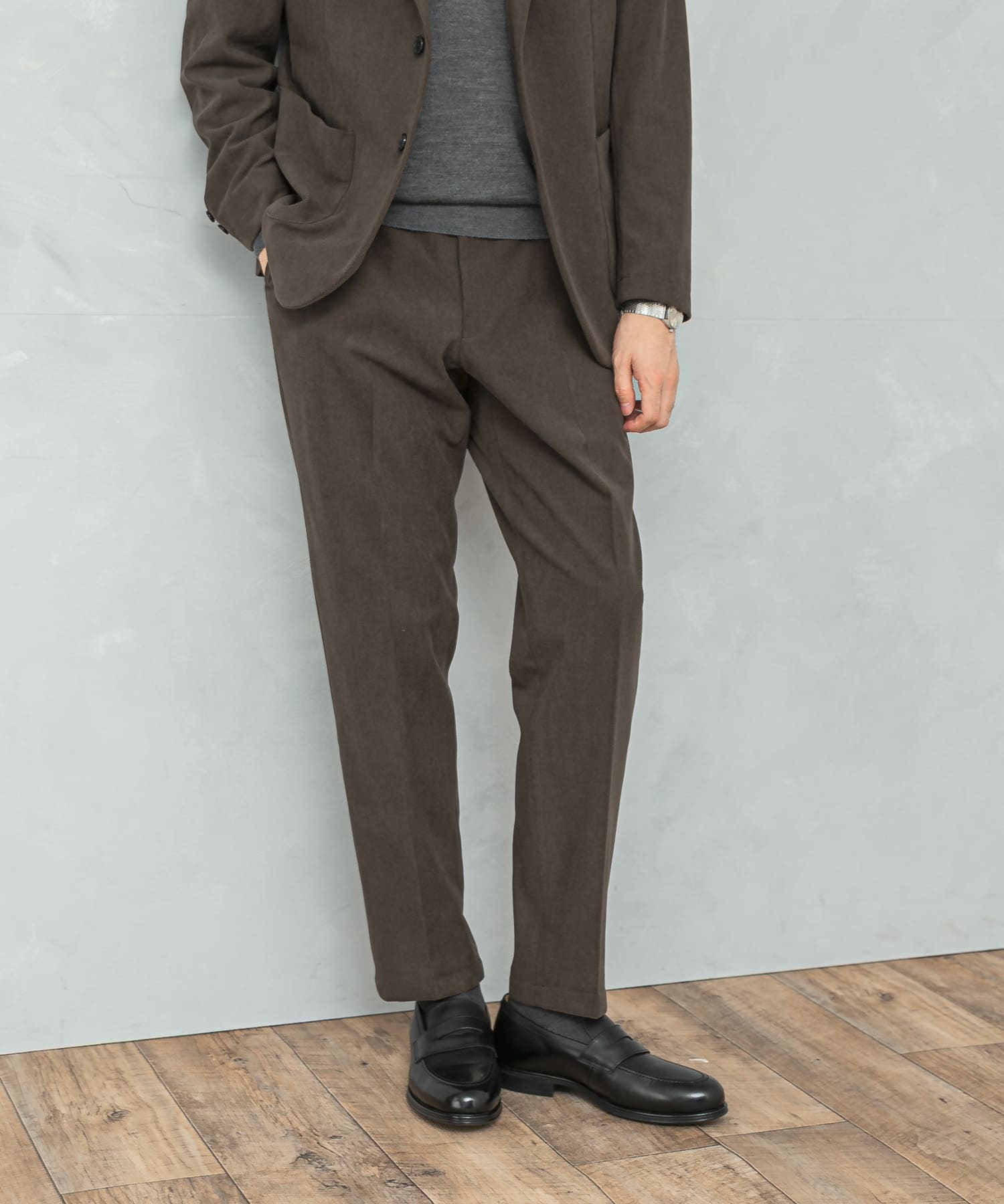 LIFE STYLE TAILOR　コーデュロイコンフォータブルパンツ