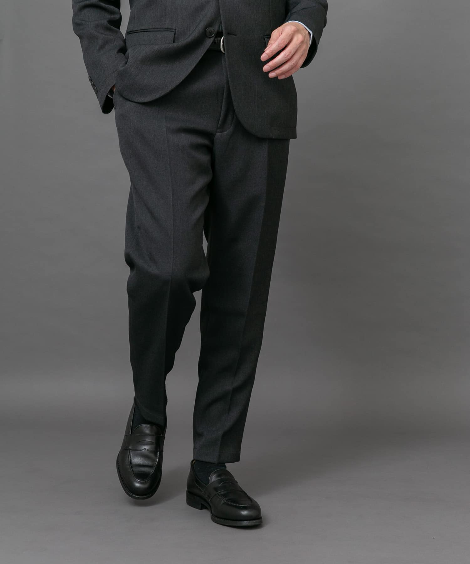 LIFE STYLE TAILOR　ブラッシュドツイルストレッチパンツ