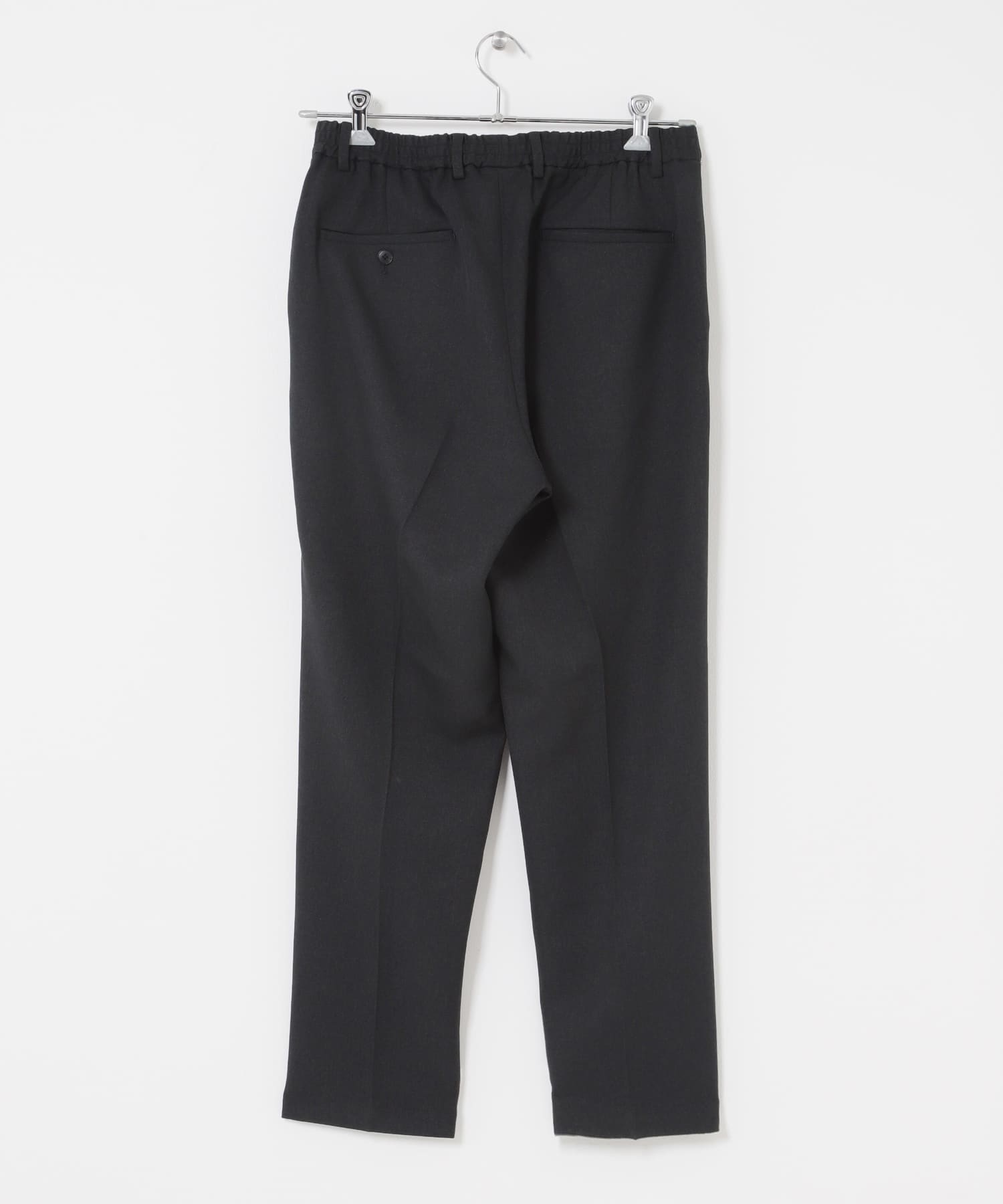 LIFE STYLE TAILOR　ブラッシュドツイルストレッチパンツ GRAY S