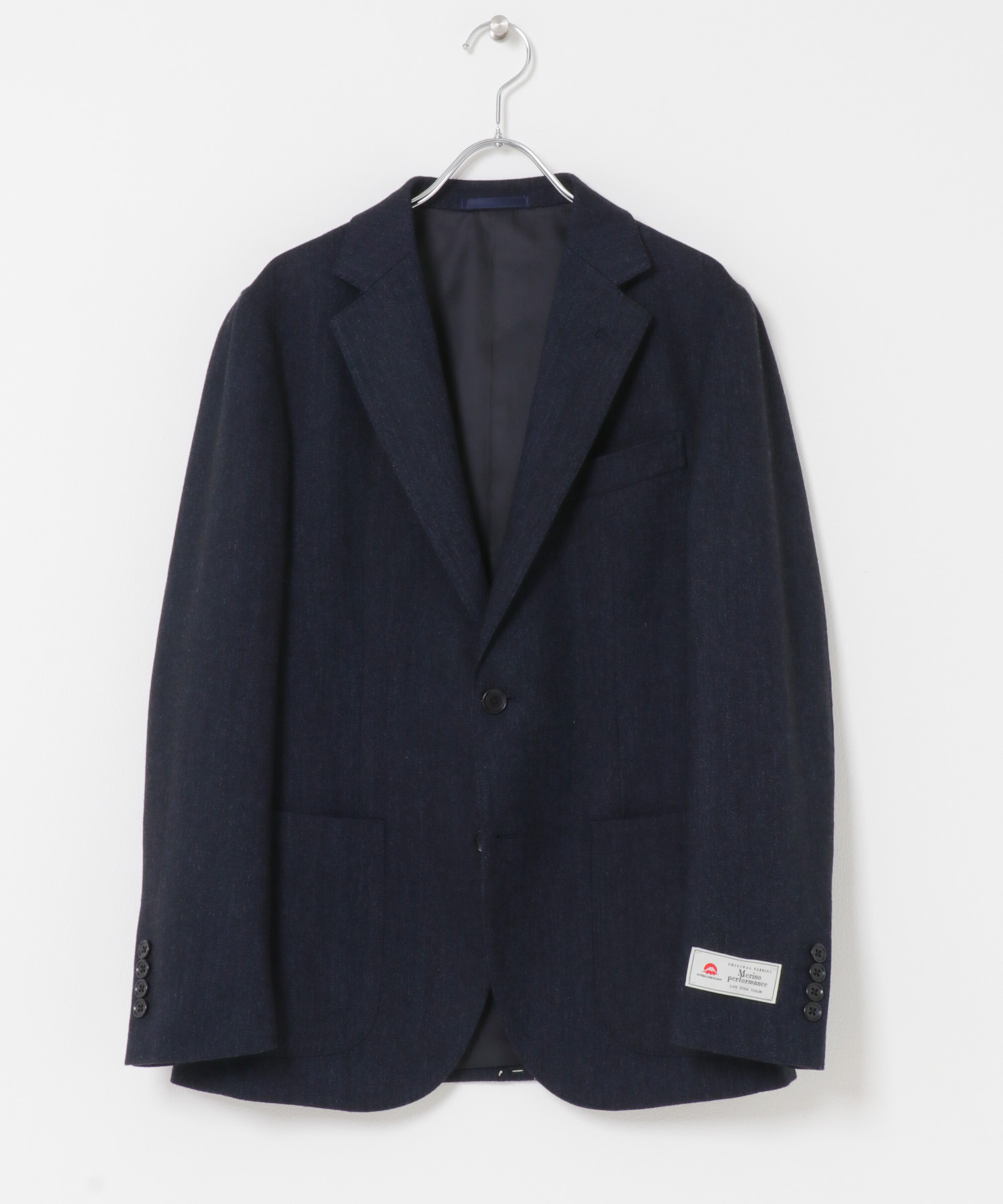 LIFE STYLE TAILOR　ヘリンボンツイードジャケット