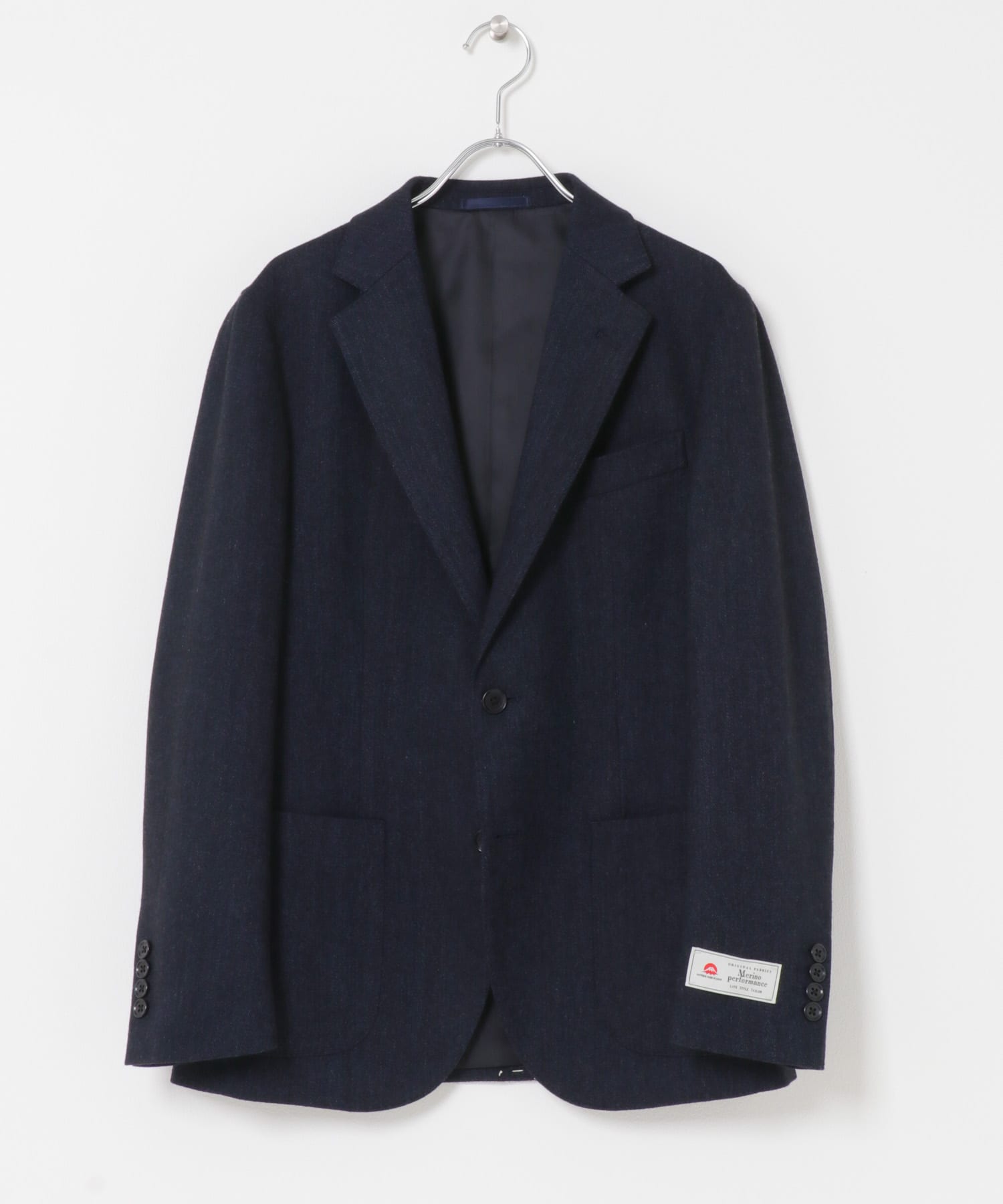 LIFE STYLE TAILOR　ヘリンボンツイードジャケット